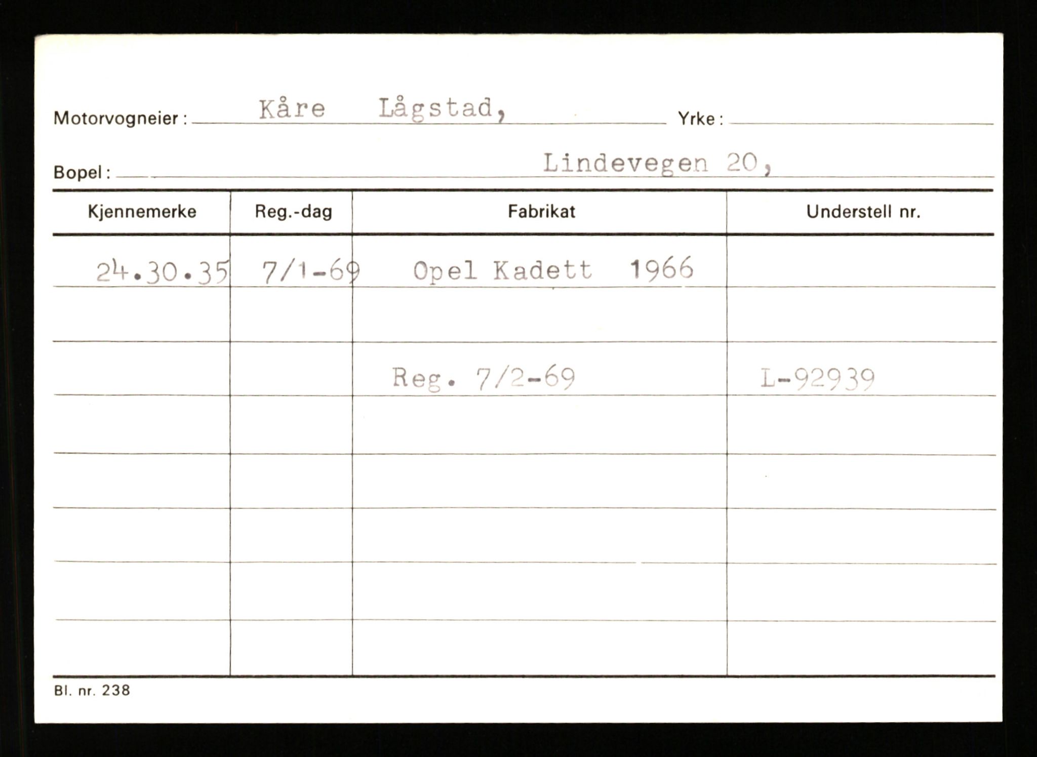 Stavanger trafikkstasjon, SAST/A-101942/0/G/L0011: Registreringsnummer: 240000 - 363477, 1930-1971, p. 141