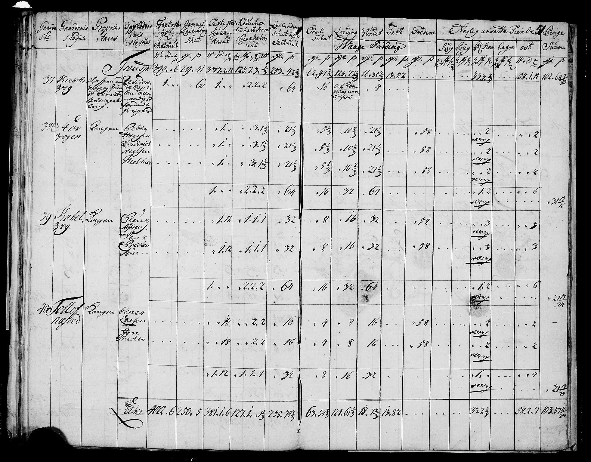 Rentekammeret inntil 1814, Realistisk ordnet avdeling, AV/RA-EA-4070/N/Nb/Nbf/L0175: Lofoten matrikkelprotokoll, 1723, p. 53