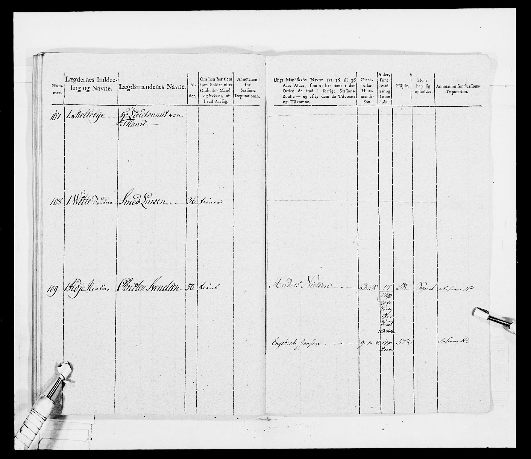 Generalitets- og kommissariatskollegiet, Det kongelige norske kommissariatskollegium, AV/RA-EA-5420/E/Eh/L0030a: Sønnafjelske gevorbne infanteriregiment, 1807, p. 410