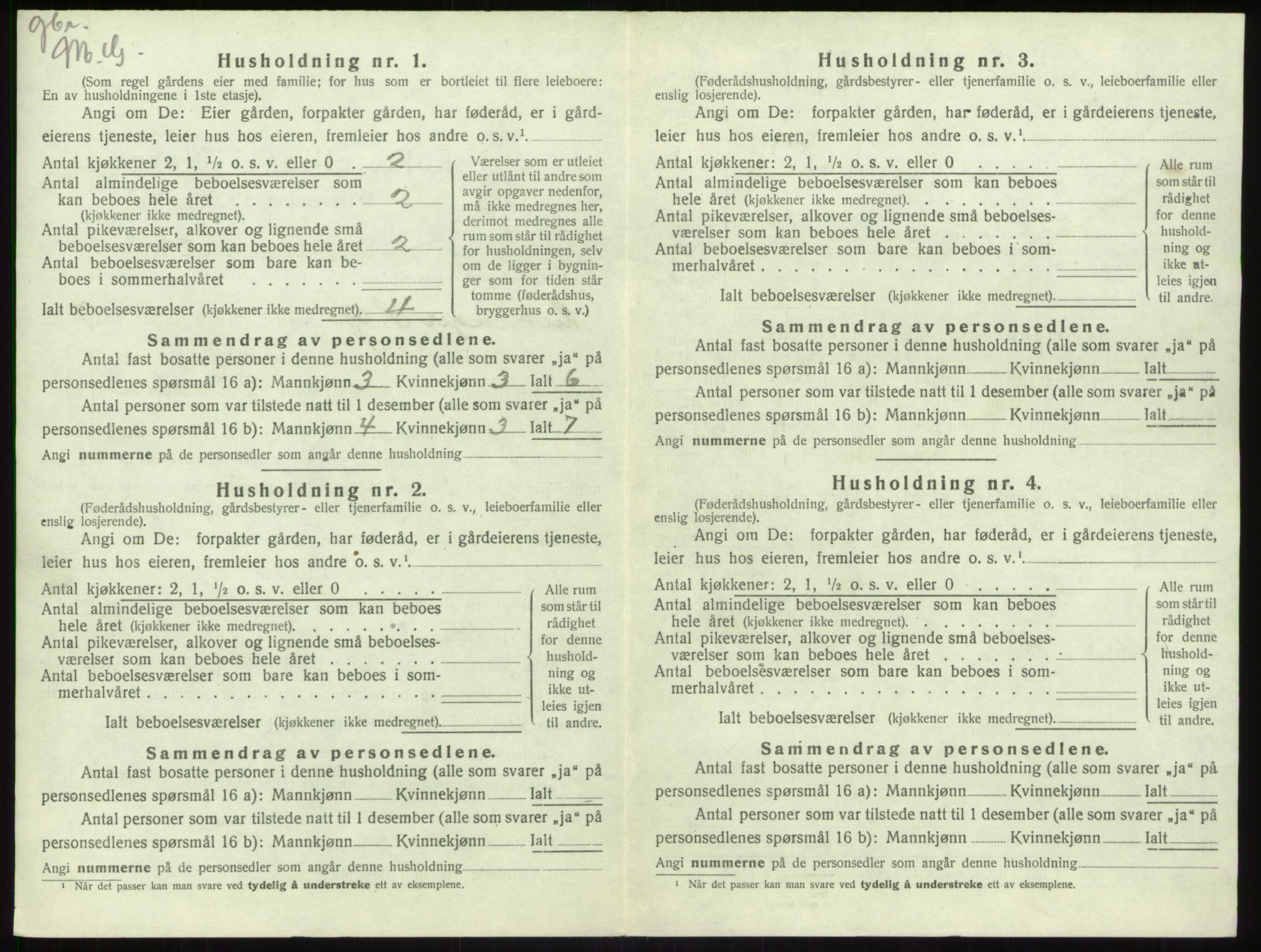 SAB, 1920 census for Leikanger, 1920, p. 753