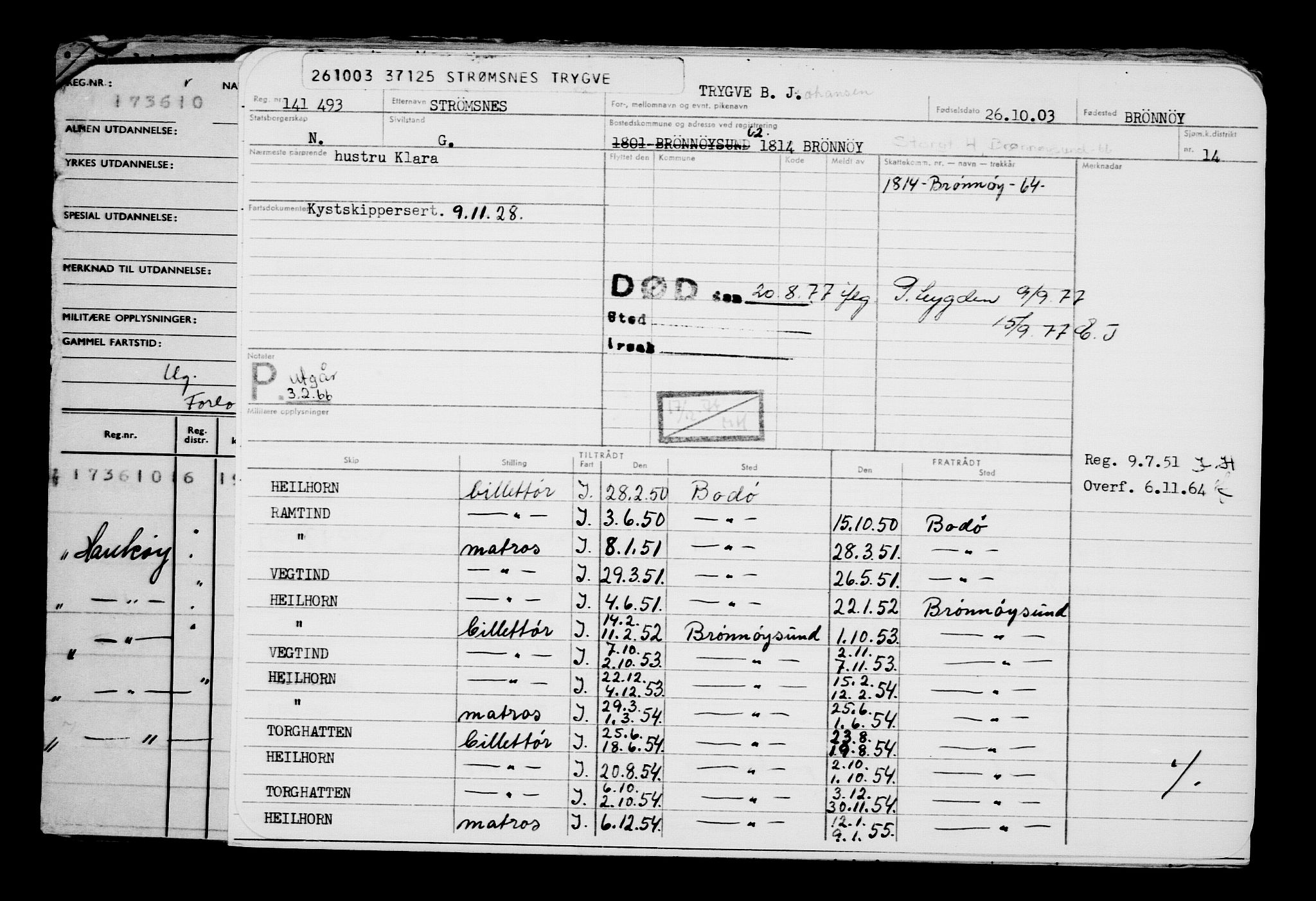 Direktoratet for sjømenn, AV/RA-S-3545/G/Gb/L0051: Hovedkort, 1903, p. 281