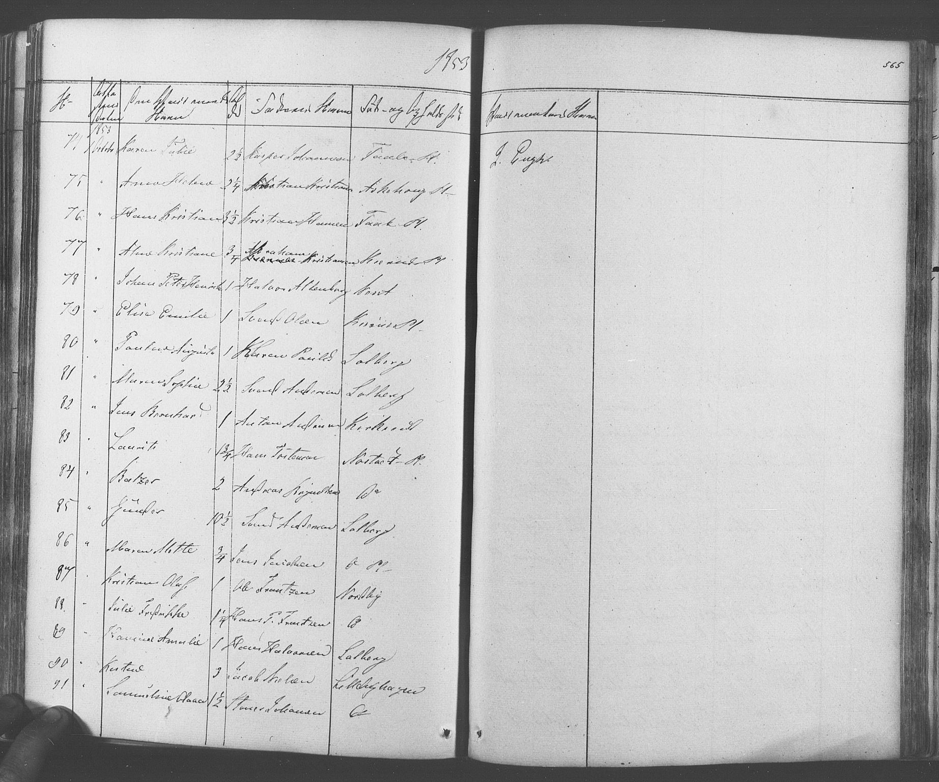 Ås prestekontor Kirkebøker, AV/SAO-A-10894/F/Fa/L0006: Parish register (official) no. I 6, 1841-1853, p. 564-565