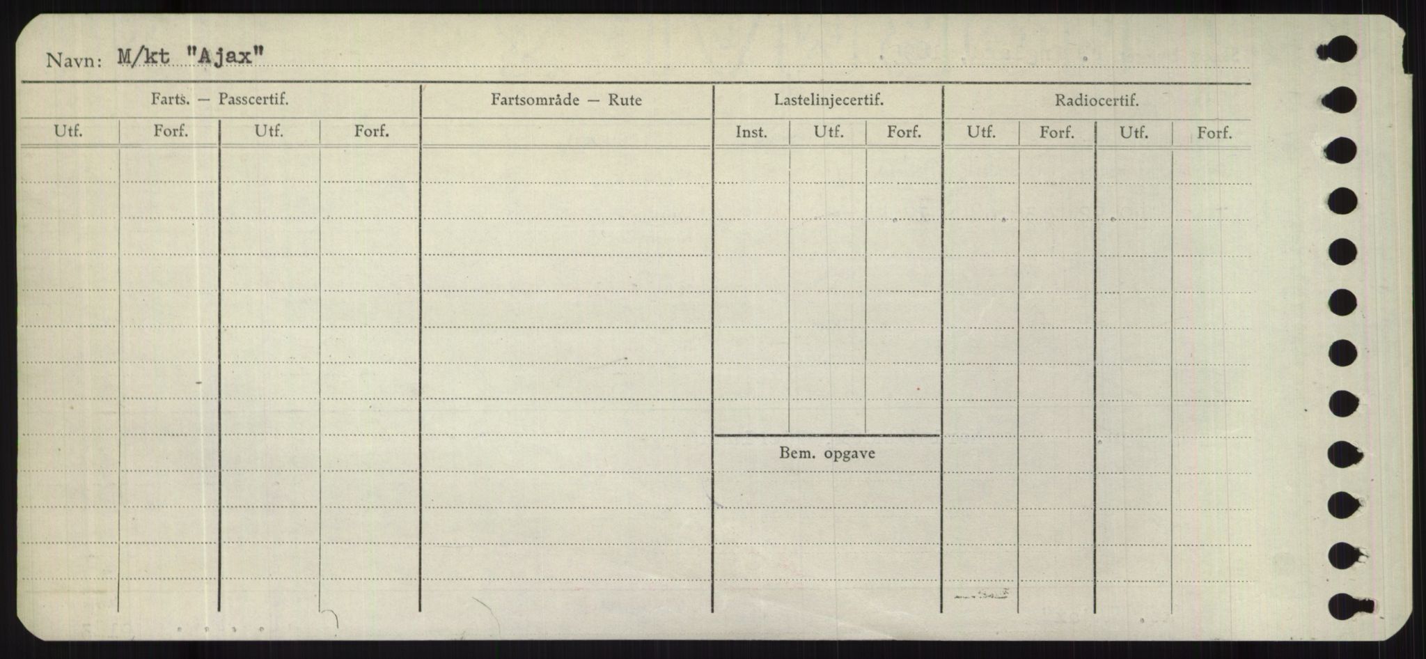 Sjøfartsdirektoratet med forløpere, Skipsmålingen, RA/S-1627/H/Hd/L0001: Fartøy, A-Anv, p. 174