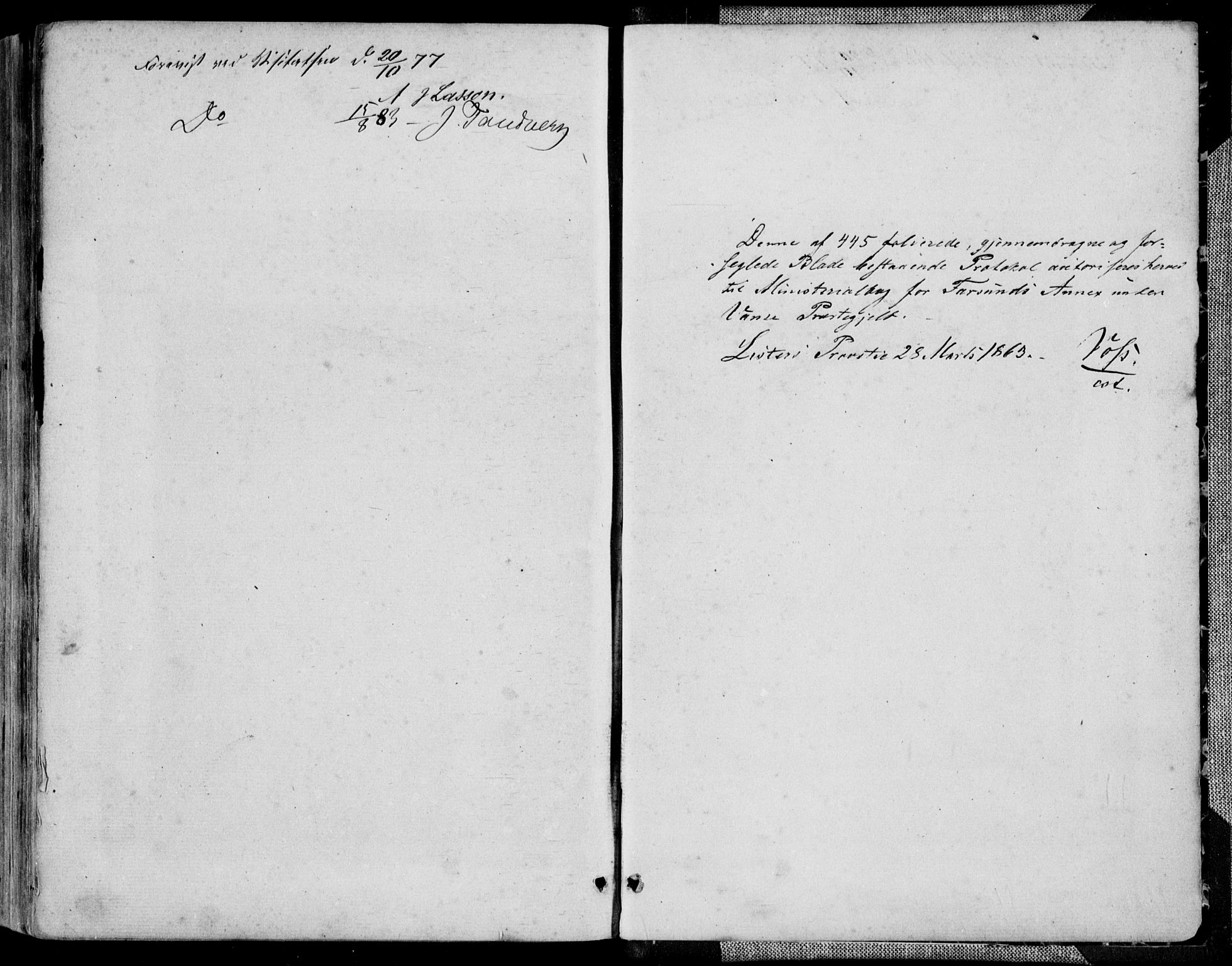 Farsund sokneprestkontor, SAK/1111-0009/F/Fa/L0005: Parish register (official) no. A 5, 1863-1886