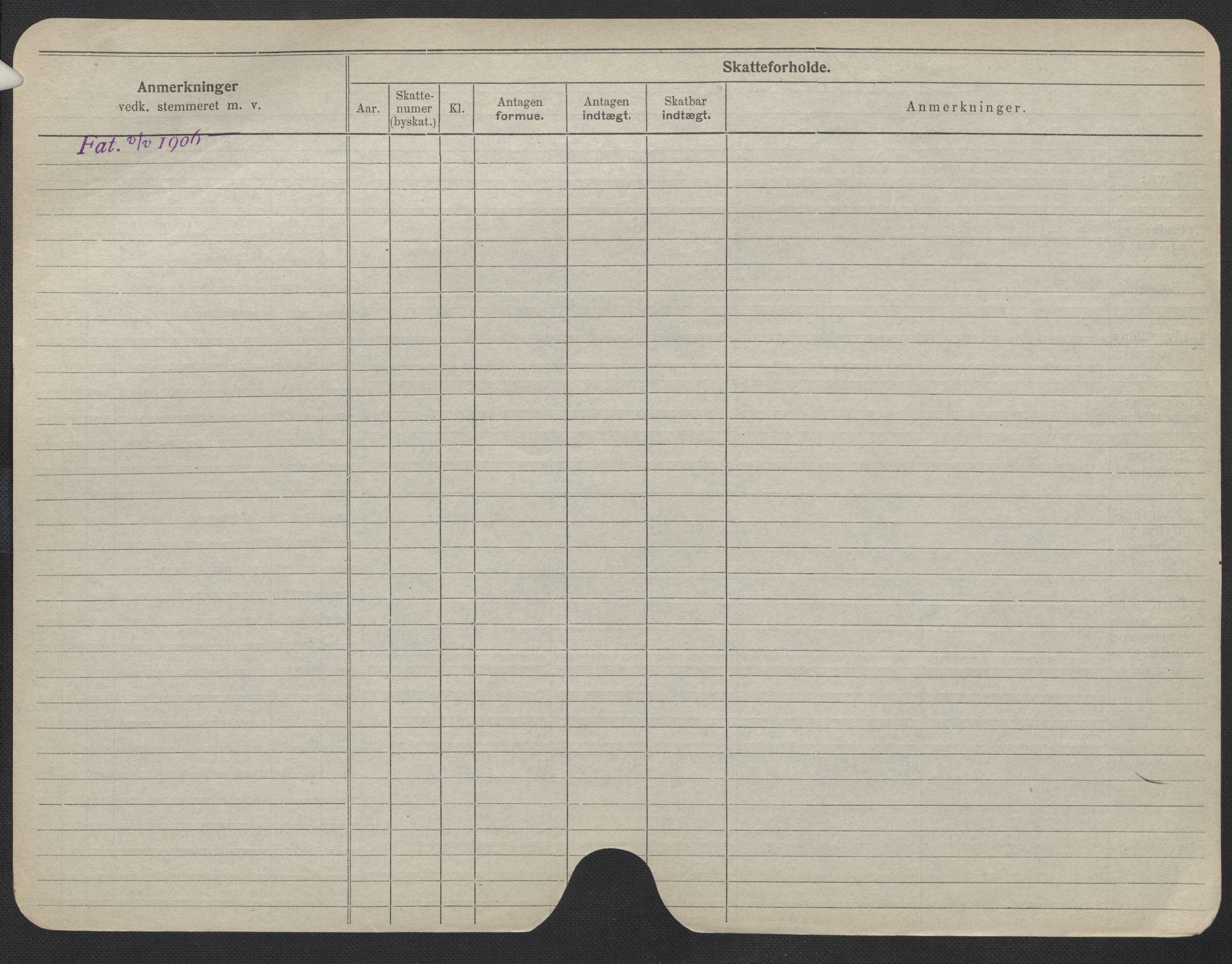 Oslo folkeregister, Registerkort, SAO/A-11715/F/Fa/Fac/L0009: Menn, 1906-1914, p. 102b