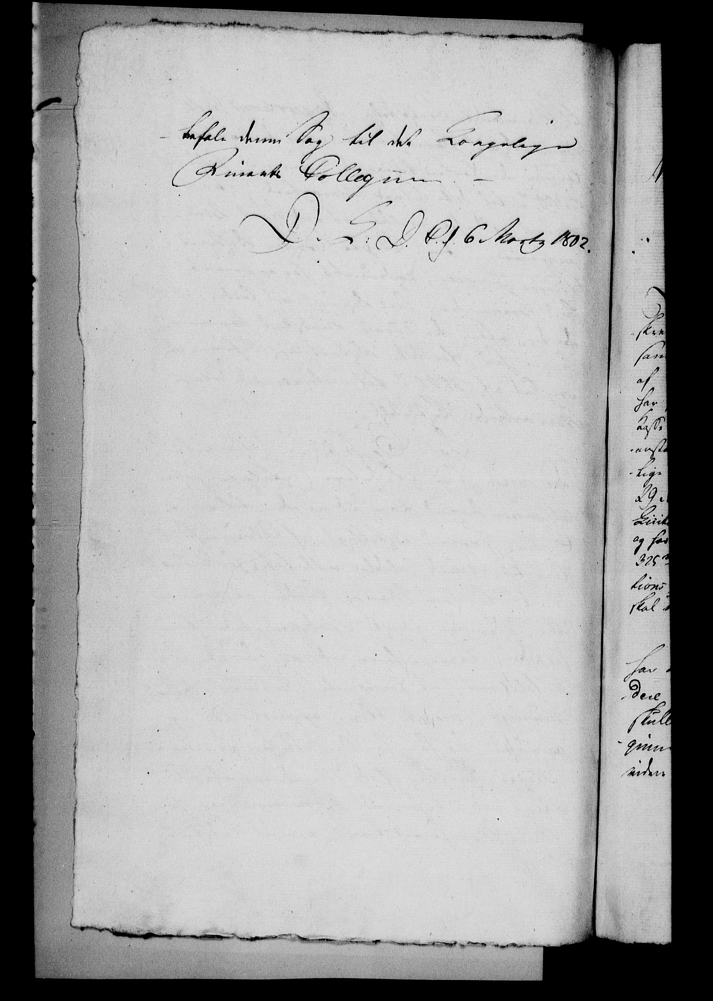 Danske Kanselli 1800-1814, AV/RA-EA-3024/H/Hg/Hga/Hgaa/L0005: Brevbok, 1802