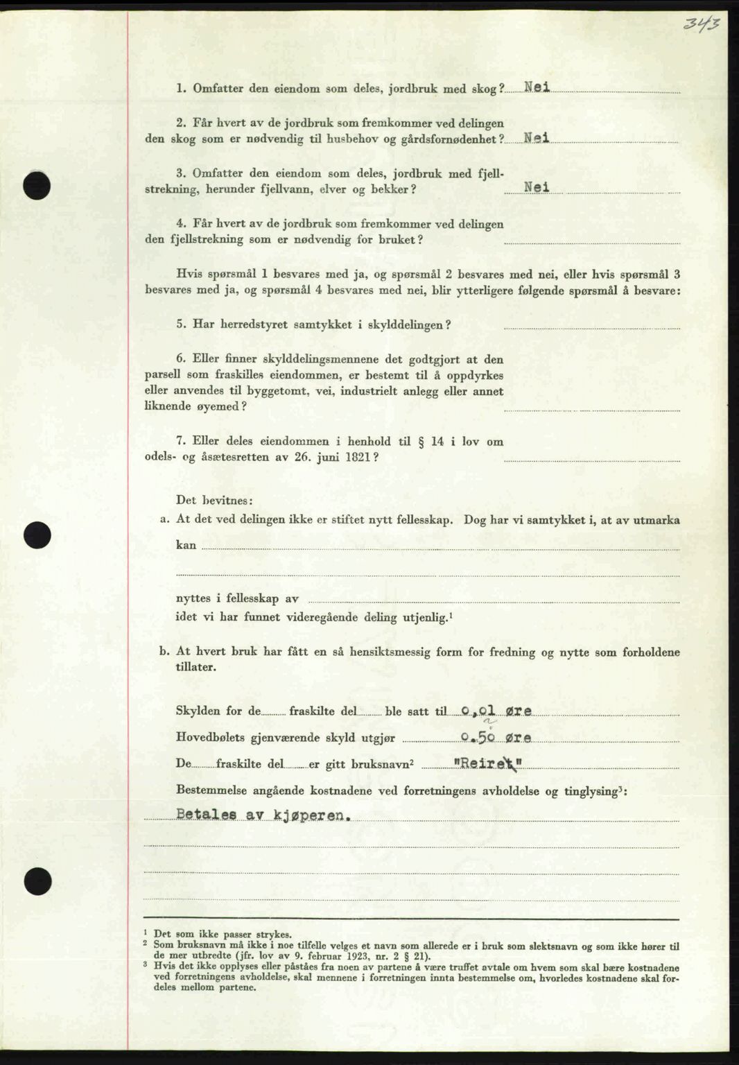 Nordmøre sorenskriveri, AV/SAT-A-4132/1/2/2Ca: Mortgage book no. A116, 1950-1950, Diary no: : 2956/1950