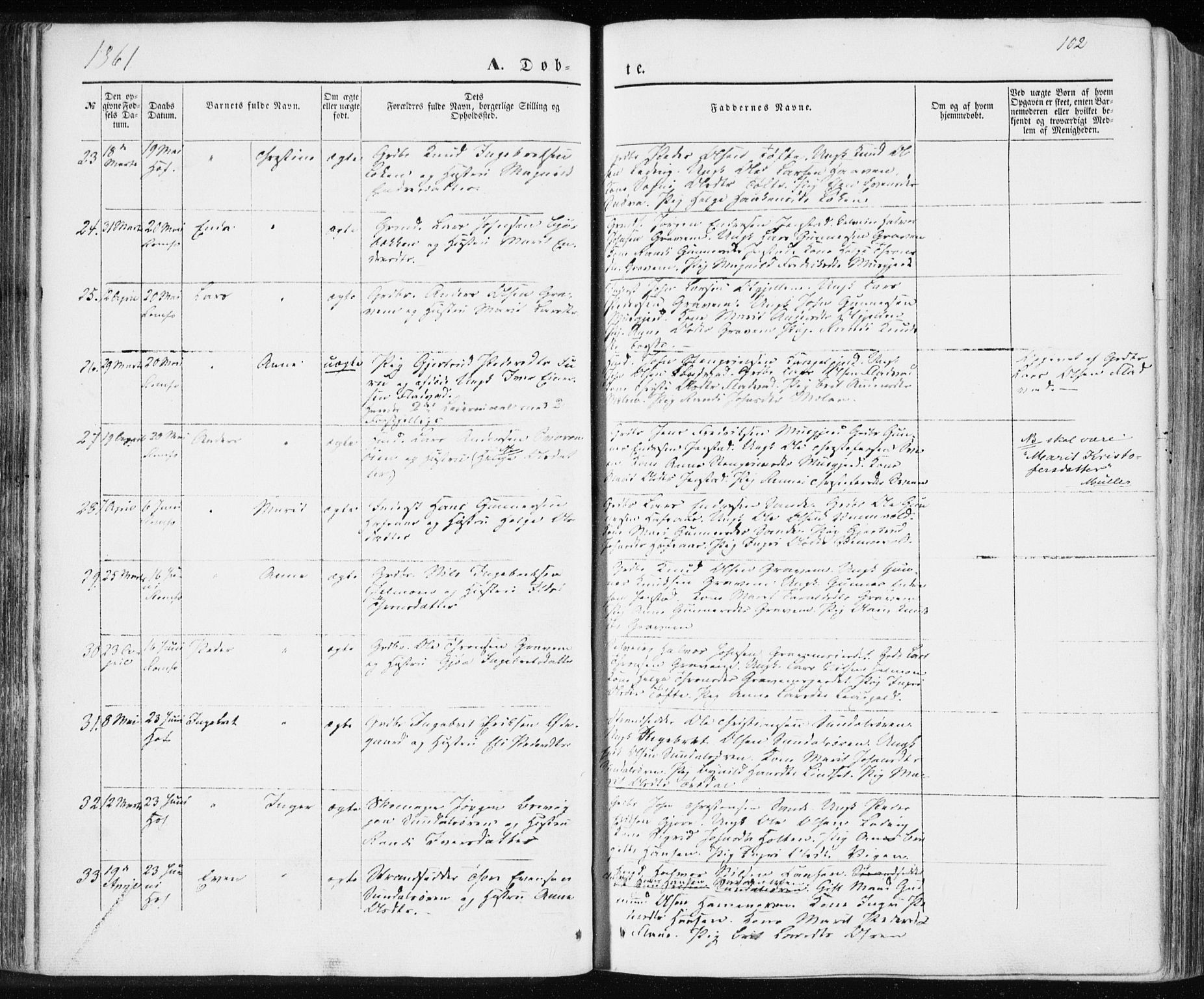 Ministerialprotokoller, klokkerbøker og fødselsregistre - Møre og Romsdal, AV/SAT-A-1454/590/L1013: Parish register (official) no. 590A05, 1847-1877, p. 102