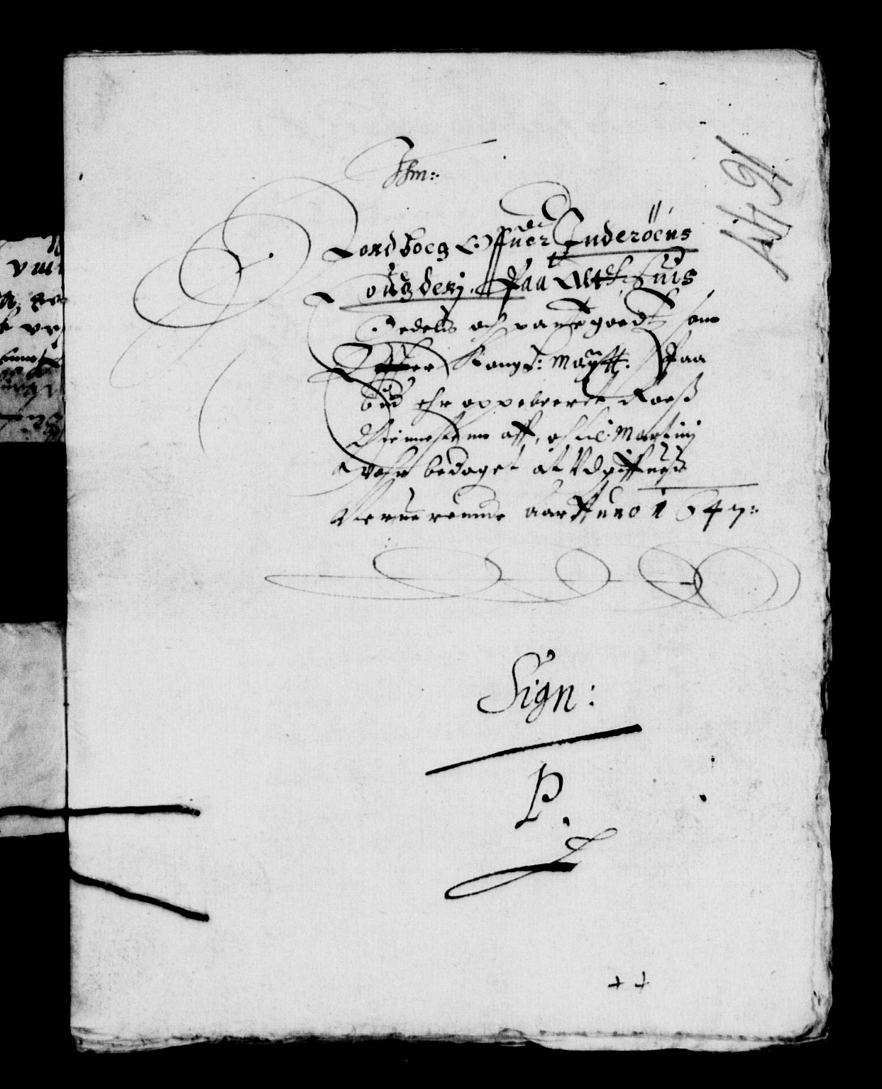 Rentekammeret inntil 1814, Reviderte regnskaper, Lensregnskaper, AV/RA-EA-5023/R/Rb/Rbw/L0091: Trondheim len, 1647