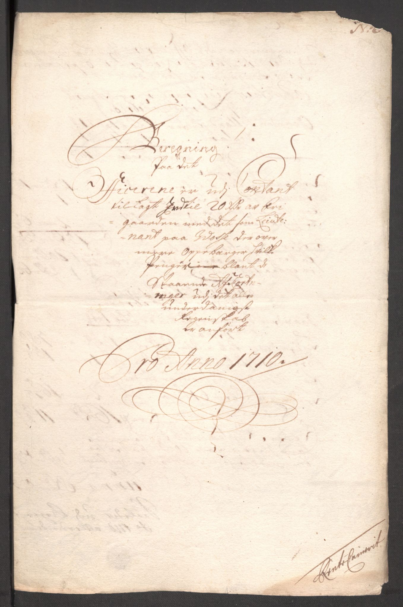 Rentekammeret inntil 1814, Reviderte regnskaper, Fogderegnskap, AV/RA-EA-4092/R51/L3191: Fogderegnskap Nordhordland og Voss, 1710, p. 218