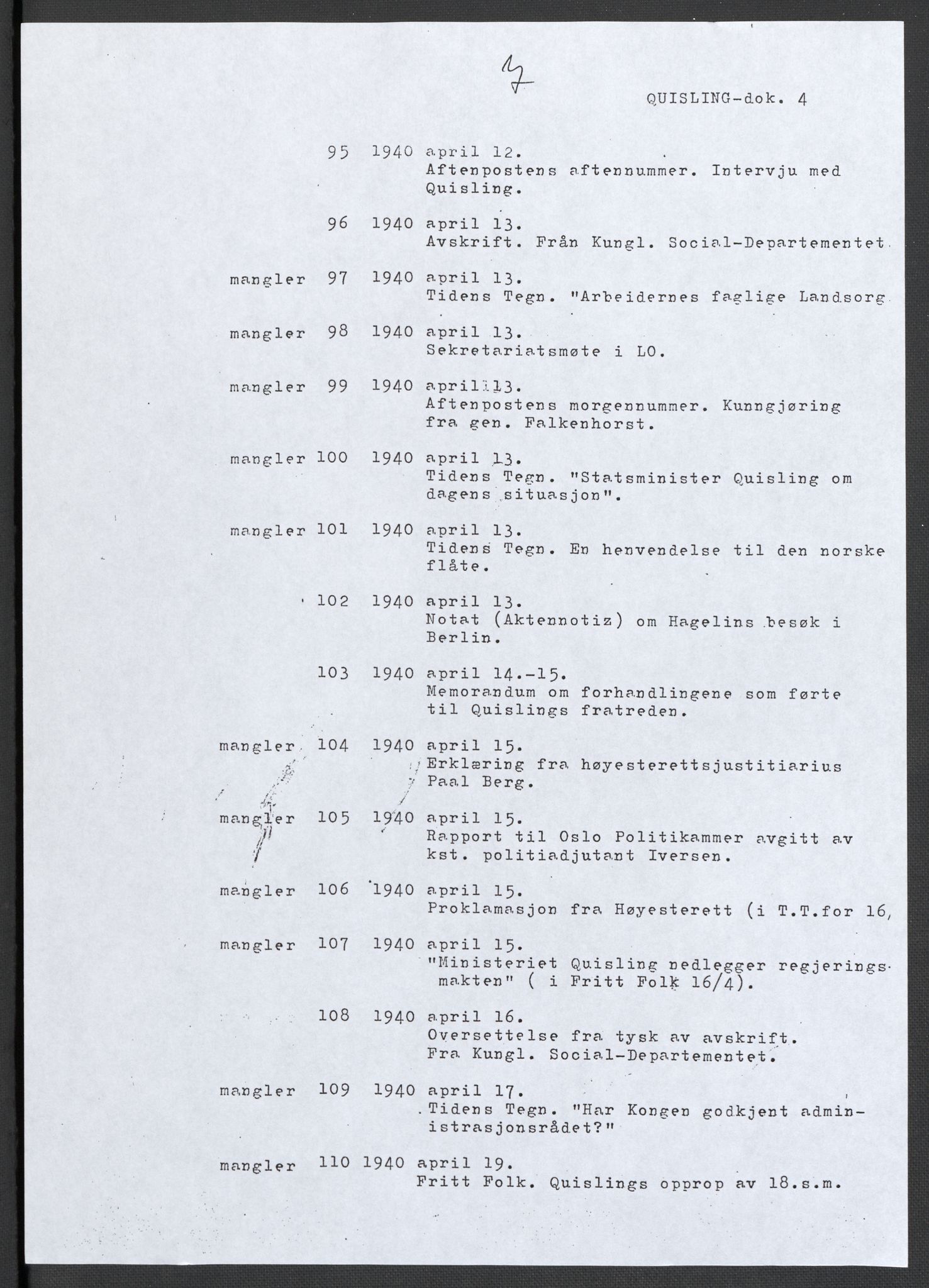 Landssvikarkivet, Oslo politikammer, AV/RA-S-3138-01/D/Da/L0003: Dnr. 29, 1945, p. 10