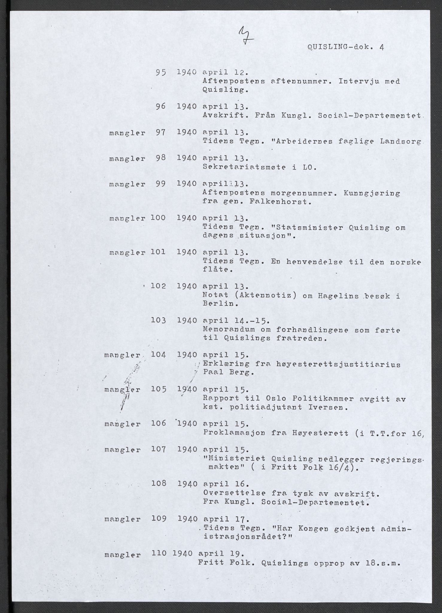 Landssvikarkivet, Oslo politikammer, RA/S-3138-01/D/Da/L0003: Dnr. 29, 1945, p. 10