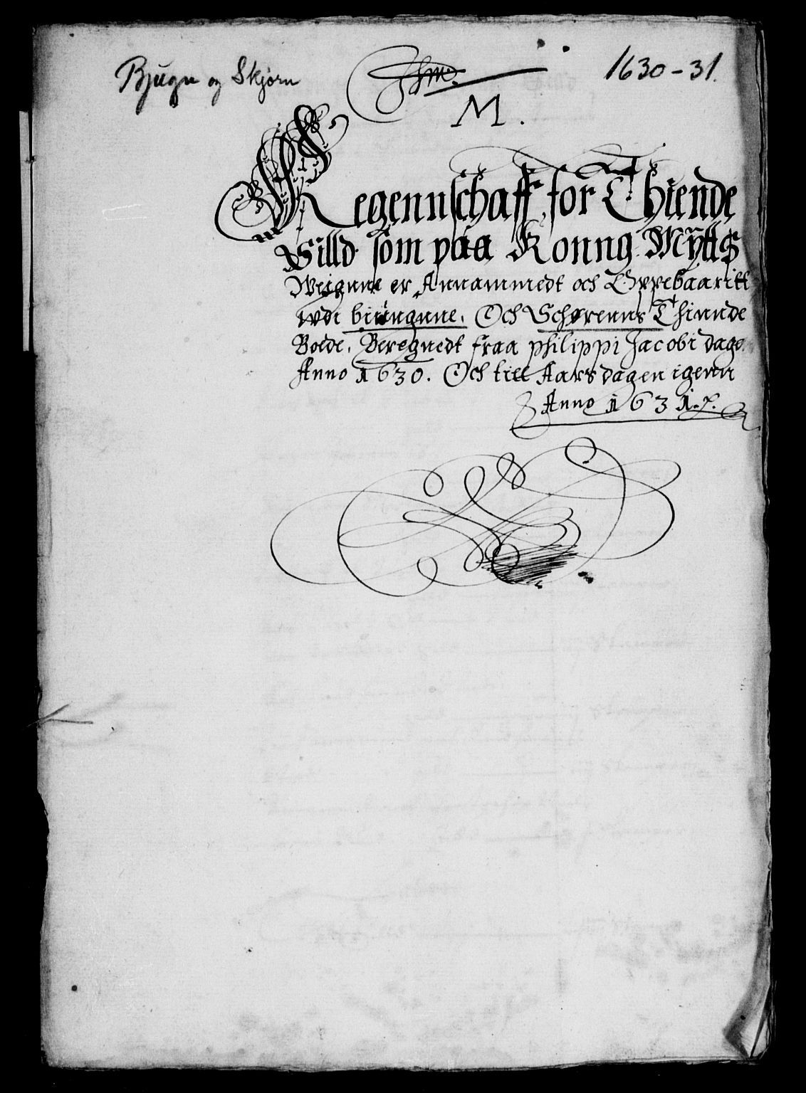 Rentekammeret inntil 1814, Reviderte regnskaper, Lensregnskaper, RA/EA-5023/R/Rb/Rbw/L0044: Trondheim len, 1630-1631