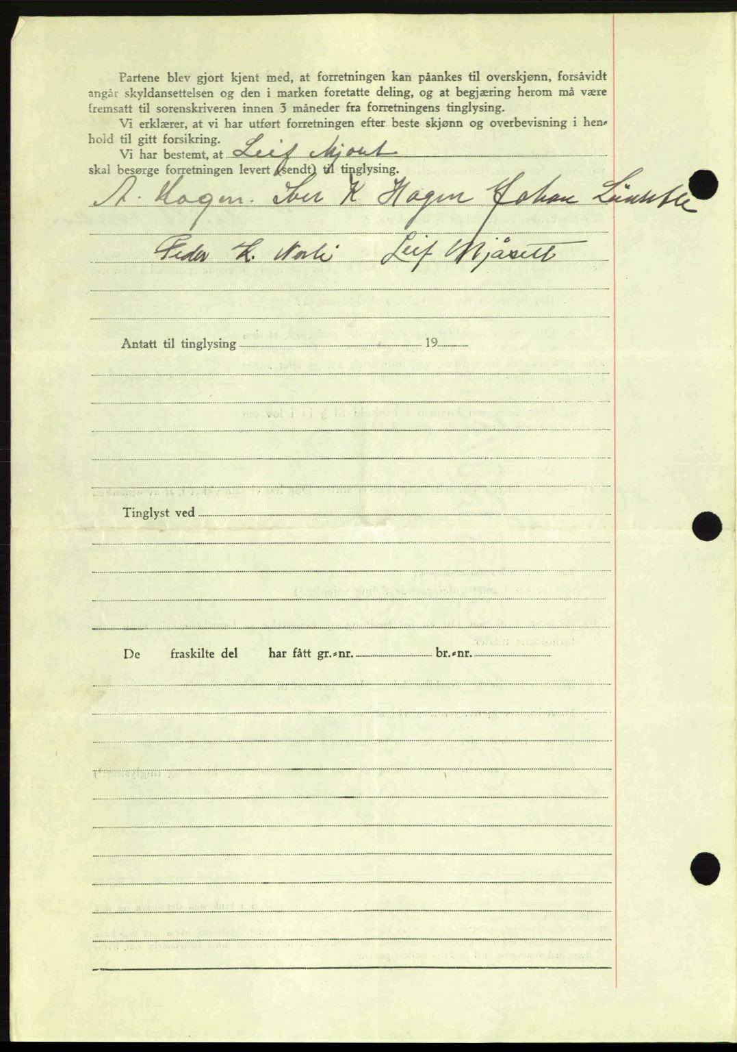 Romsdal sorenskriveri, AV/SAT-A-4149/1/2/2C: Mortgage book no. A13, 1942-1943, Diary no: : 2116/1942