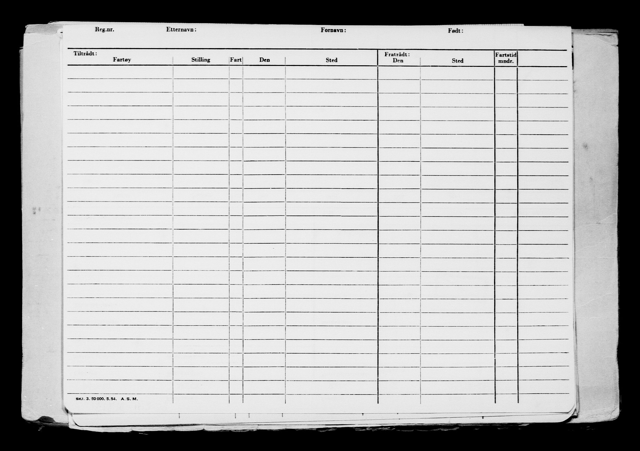 Direktoratet for sjømenn, RA/S-3545/G/Gb/L0164: Hovedkort, 1918, p. 660