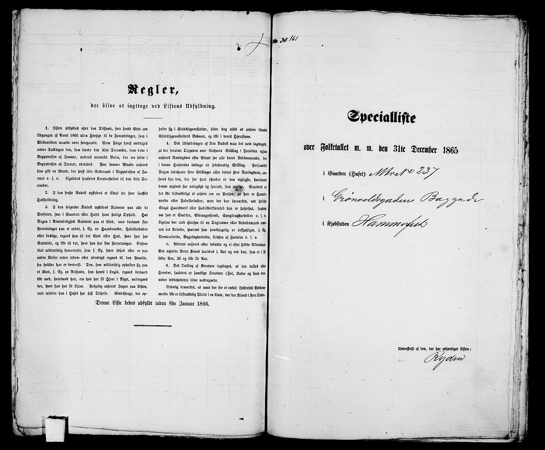 RA, 1865 census for Hammerfest/Hammerfest, 1865, p. 330