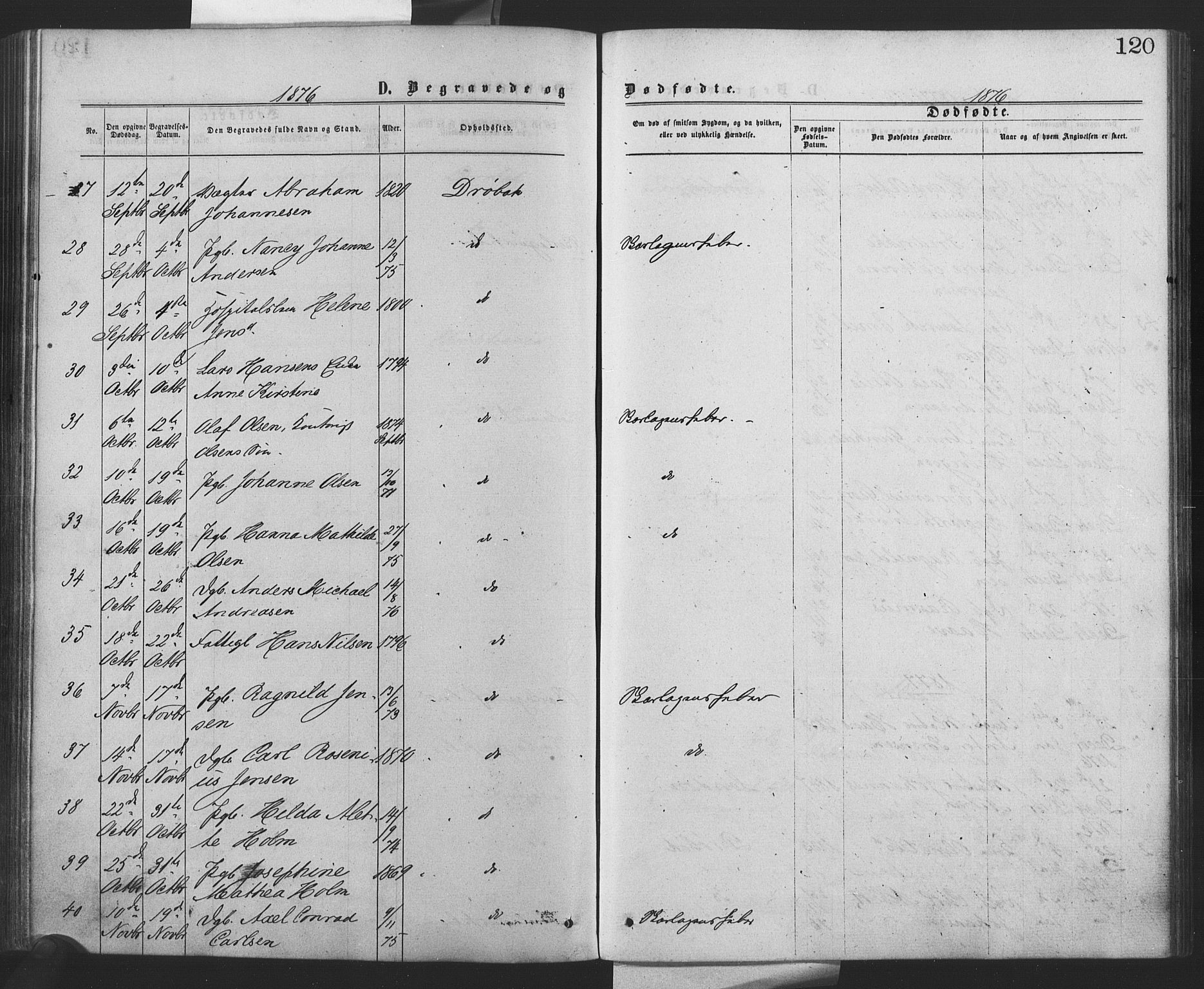 Drøbak prestekontor Kirkebøker, SAO/A-10142a/F/Fa/L0003: Parish register (official) no. I 3, 1871-1877, p. 120