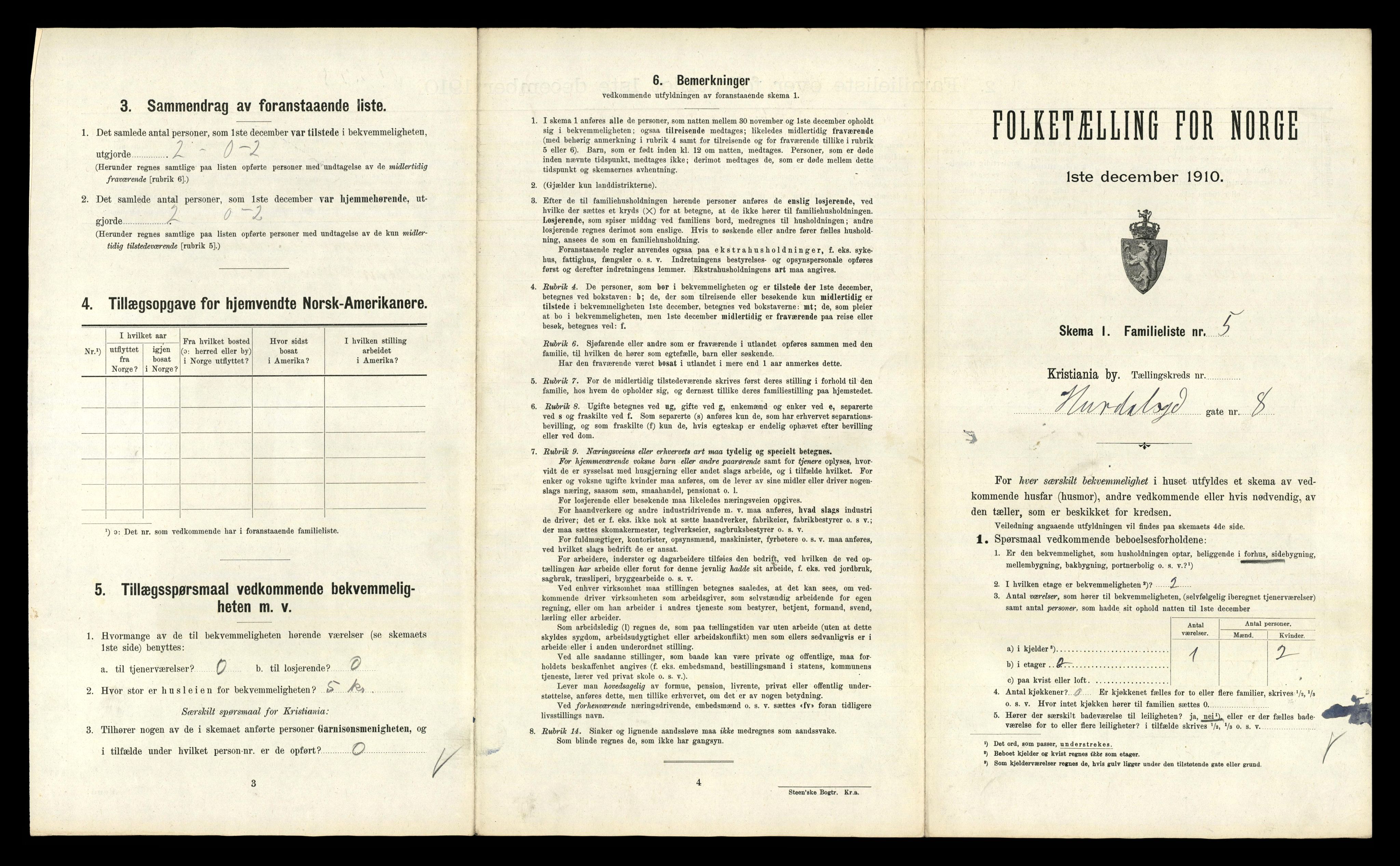 RA, 1910 census for Kristiania, 1910, p. 41371