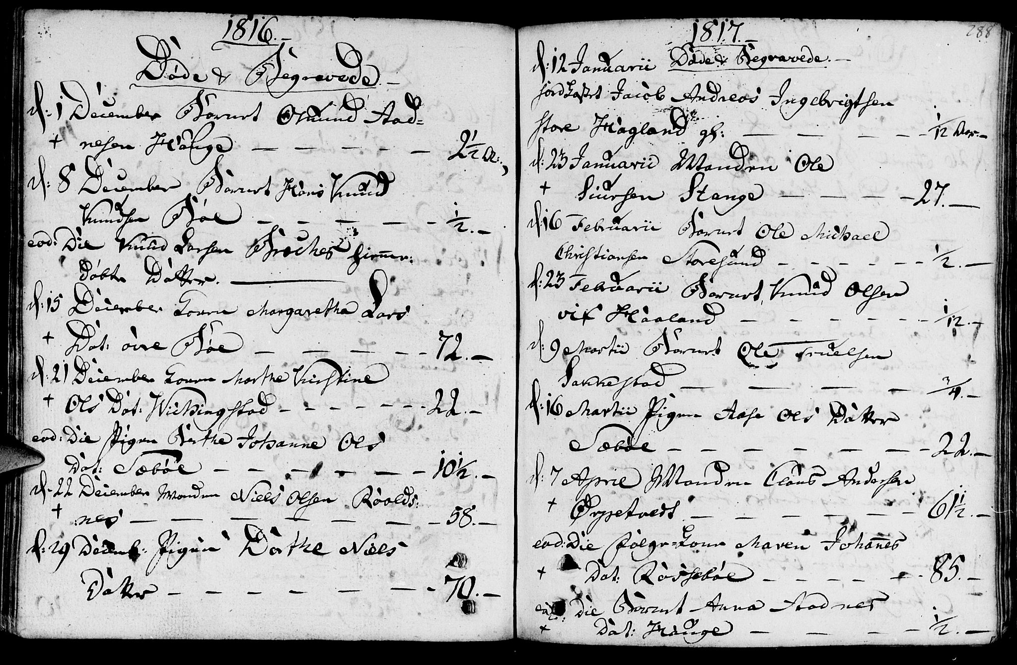 Torvastad sokneprestkontor, AV/SAST-A -101857/H/Ha/Haa/L0002: Parish register (official) no. A 2, 1801-1817, p. 288