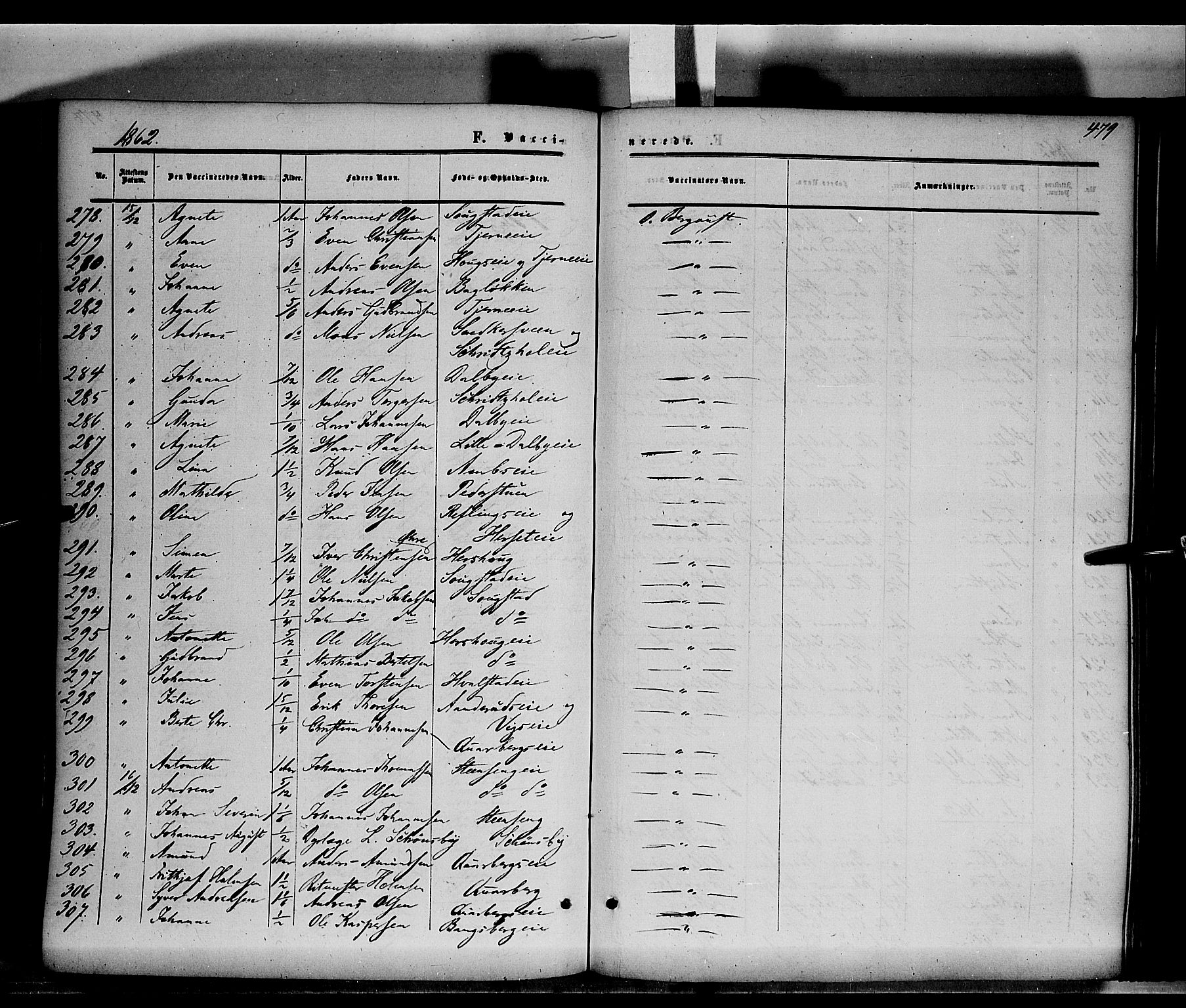 Ringsaker prestekontor, AV/SAH-PREST-014/K/Ka/L0010: Parish register (official) no. 10, 1861-1869, p. 479