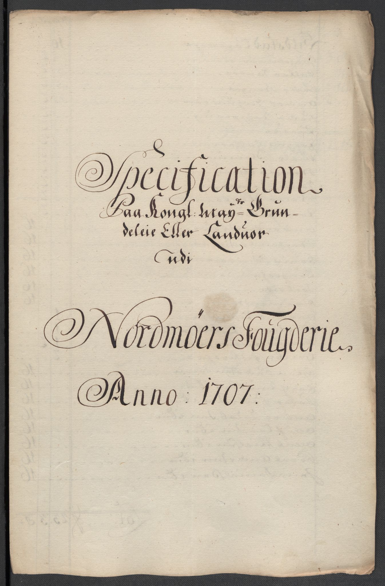 Rentekammeret inntil 1814, Reviderte regnskaper, Fogderegnskap, AV/RA-EA-4092/R56/L3742: Fogderegnskap Nordmøre, 1706-1707, p. 265