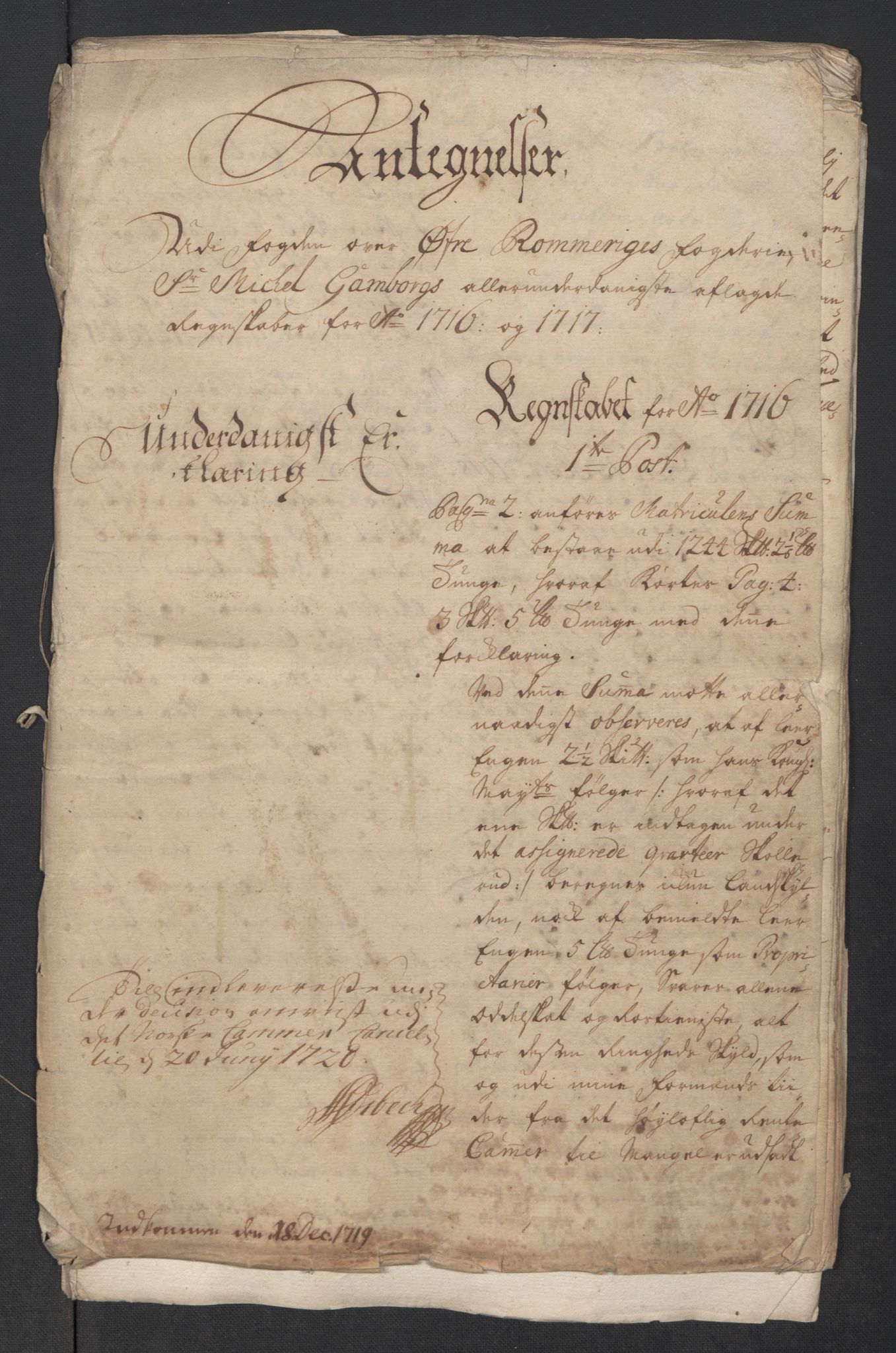 Rentekammeret inntil 1814, Reviderte regnskaper, Fogderegnskap, RA/EA-4092/R12/L0726: Fogderegnskap Øvre Romerike, 1717, p. 365