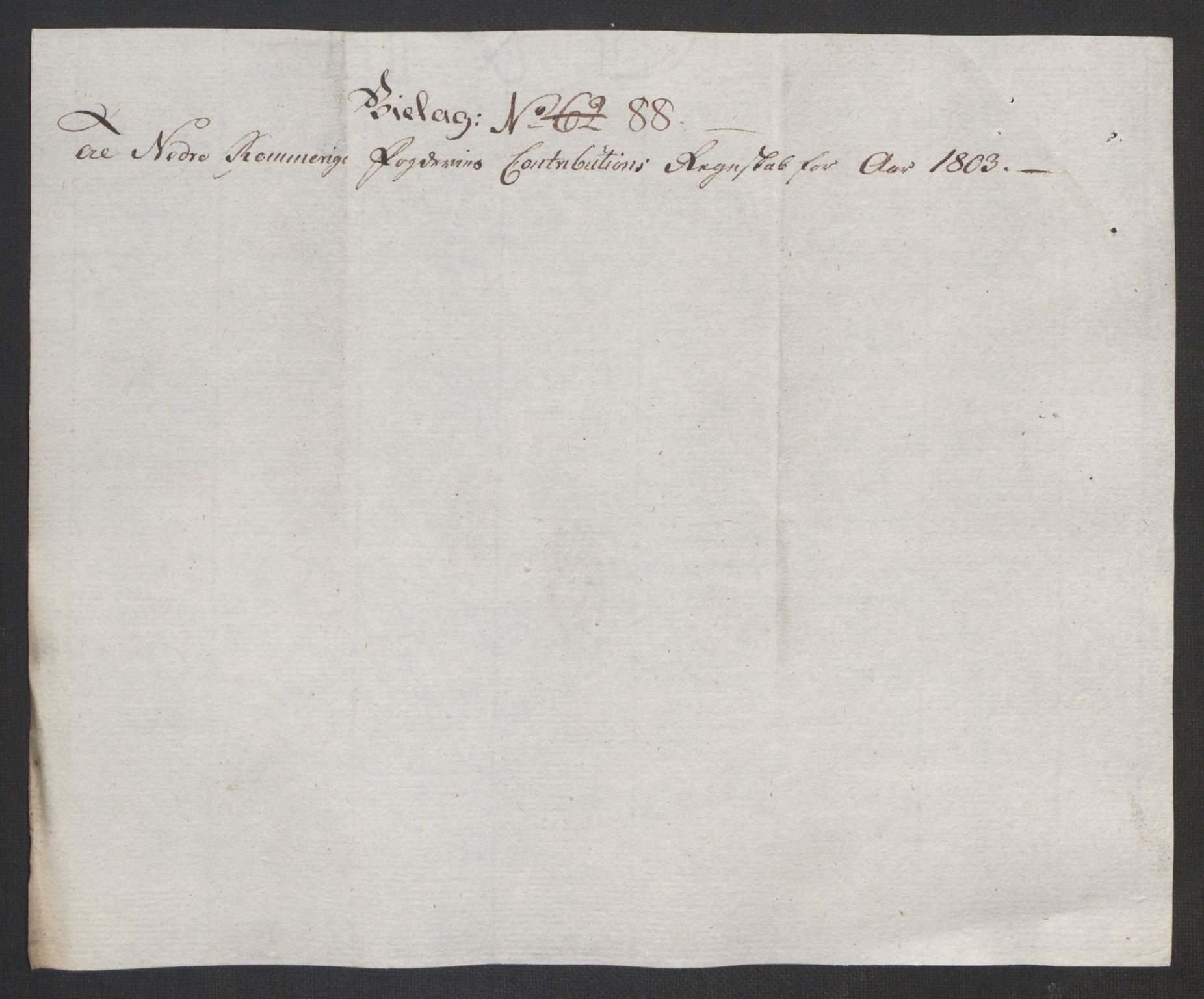 Rentekammeret inntil 1814, Reviderte regnskaper, Fogderegnskap, AV/RA-EA-4092/R11/L0679: Fogderegnskap Nedre Romerike, 1803, p. 244