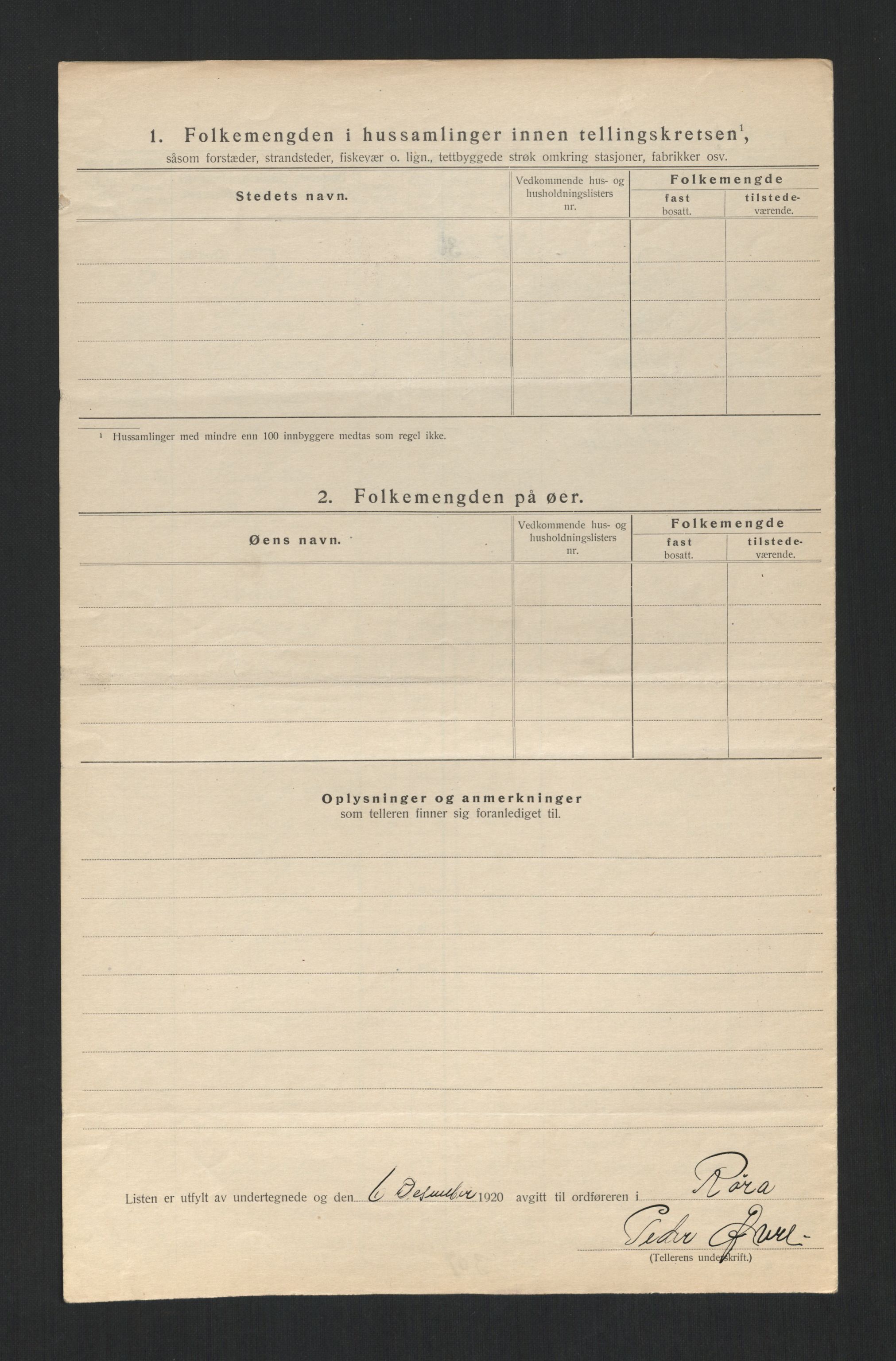 SAT, 1920 census for Røra, 1920, p. 18