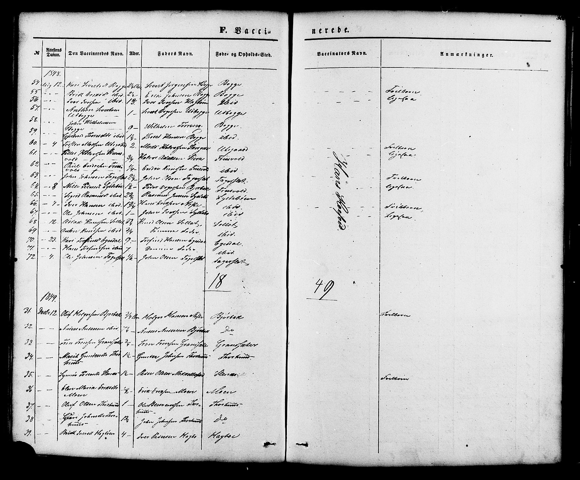 Ministerialprotokoller, klokkerbøker og fødselsregistre - Møre og Romsdal, AV/SAT-A-1454/552/L0637: Parish register (official) no. 552A01, 1845-1879, p. 306