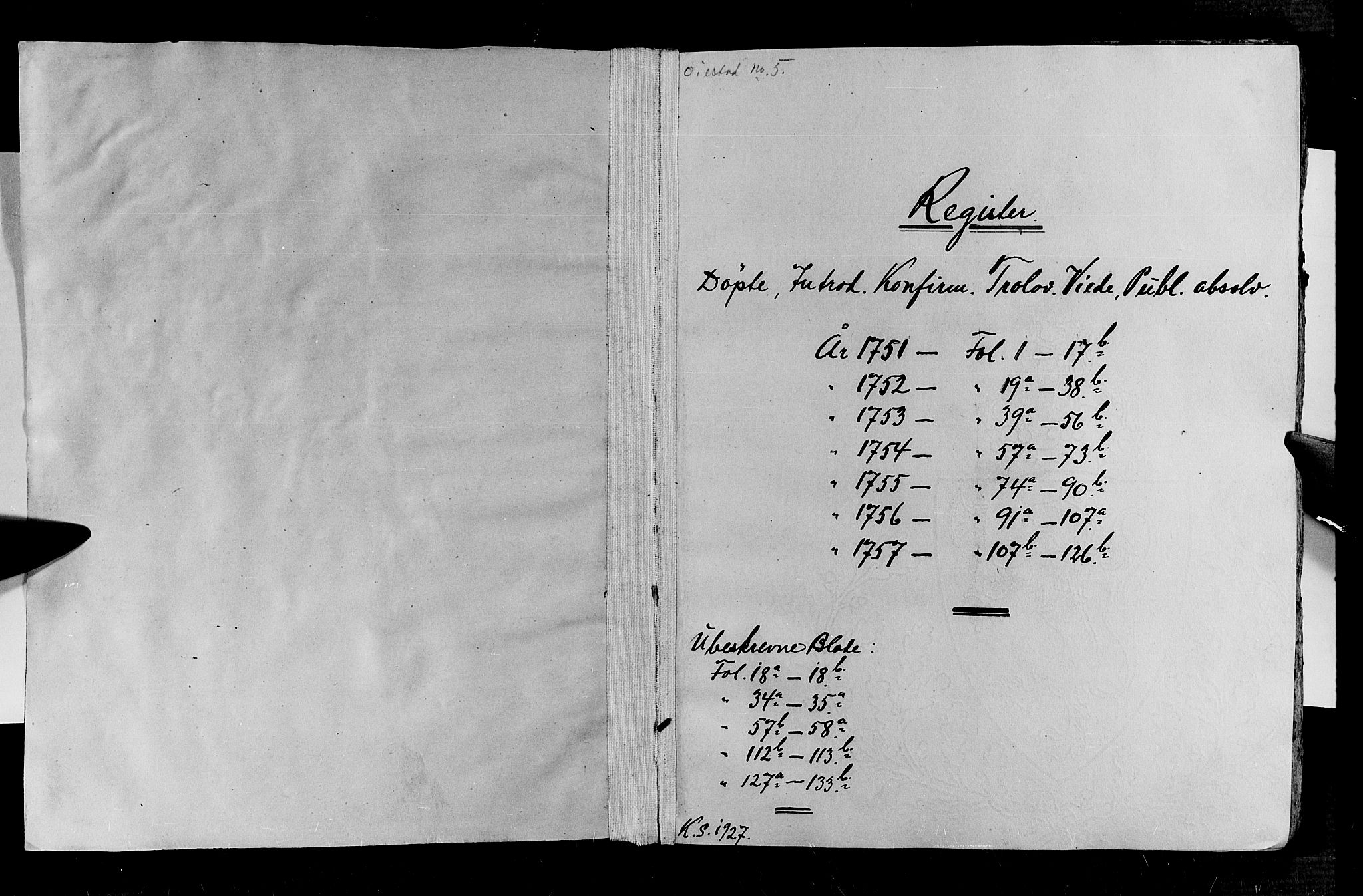 Øyestad sokneprestkontor, AV/SAK-1111-0049/F/Fa/L0005: Parish register (official) no. A 5, 1751-1757