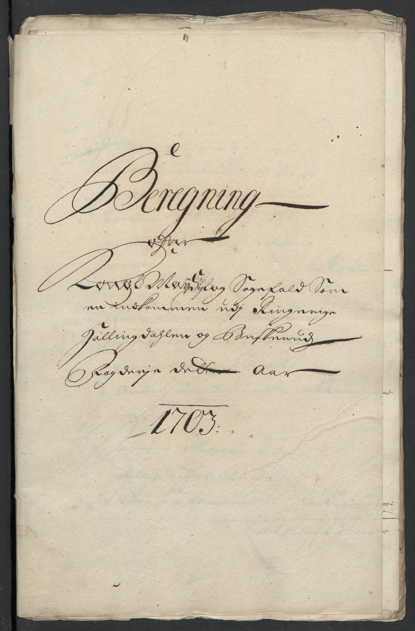 Rentekammeret inntil 1814, Reviderte regnskaper, Fogderegnskap, RA/EA-4092/R22/L1461: Fogderegnskap Ringerike, Hallingdal og Buskerud, 1703, p. 171