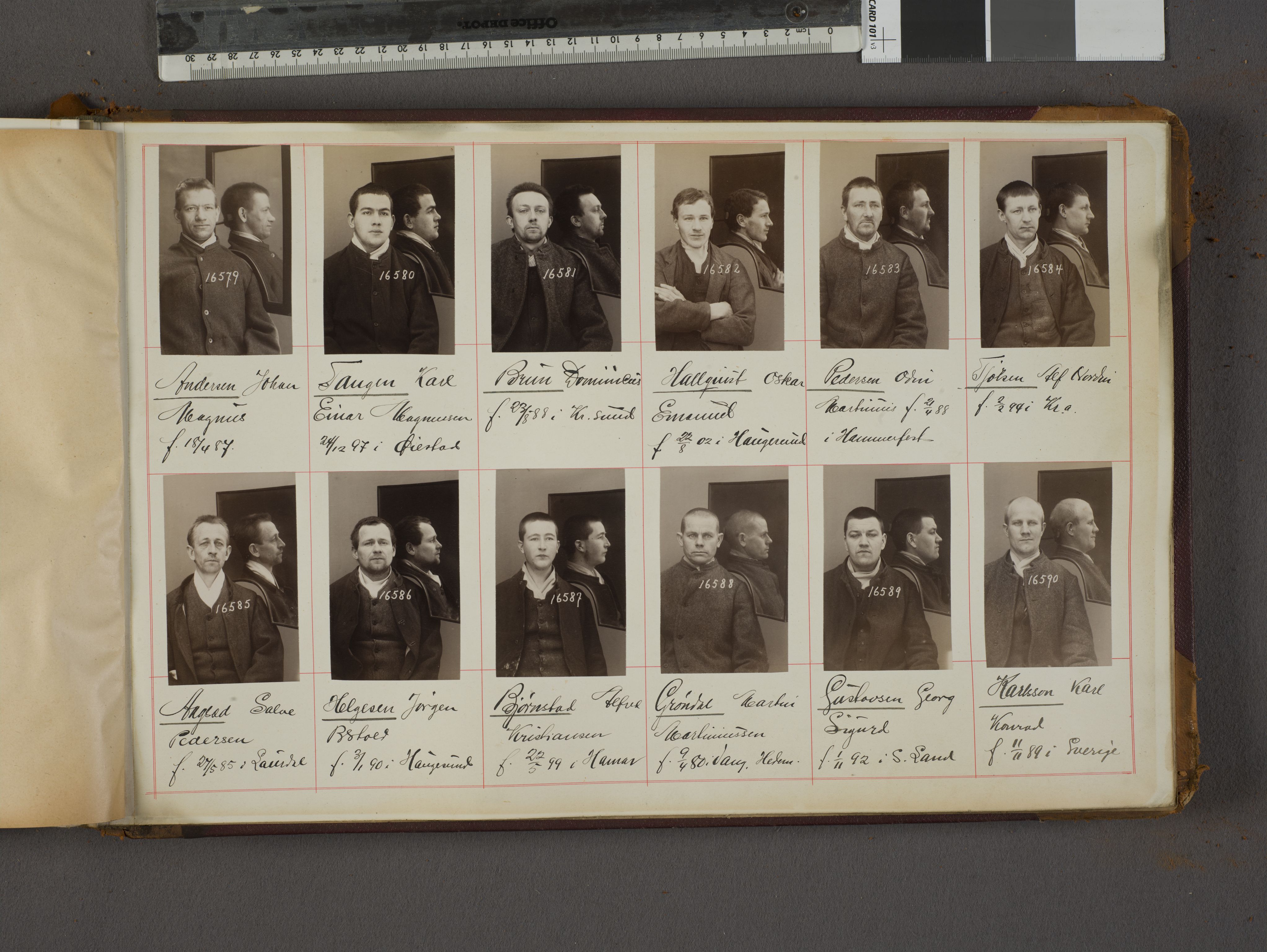 Oslo politikammer, Kriminalavdelingen, AV/SAO-A-11137/U/Ua/L0017: Forbryteralbum, 1915-1920, p. 79