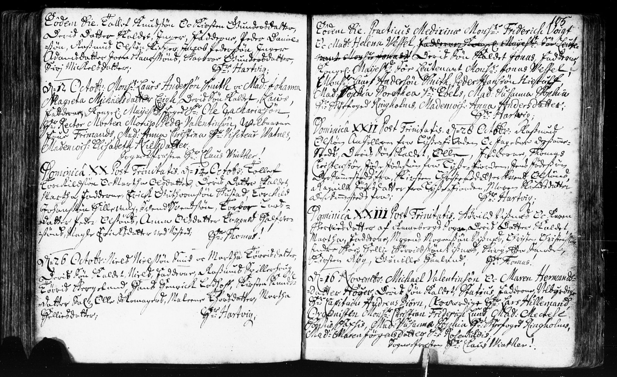 Domkirken sokneprestkontor, AV/SAST-A-101812/001/30/30BB/L0002: Parish register (copy) no. B 2, 1714-1733, p. 105