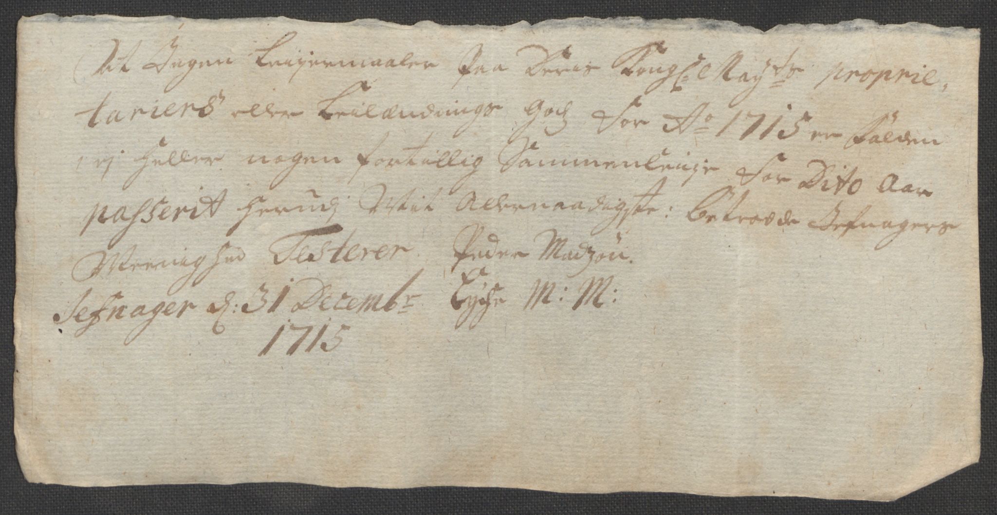 Rentekammeret inntil 1814, Reviderte regnskaper, Fogderegnskap, AV/RA-EA-4092/R18/L1314: Fogderegnskap Hadeland, Toten og Valdres, 1715, p. 328