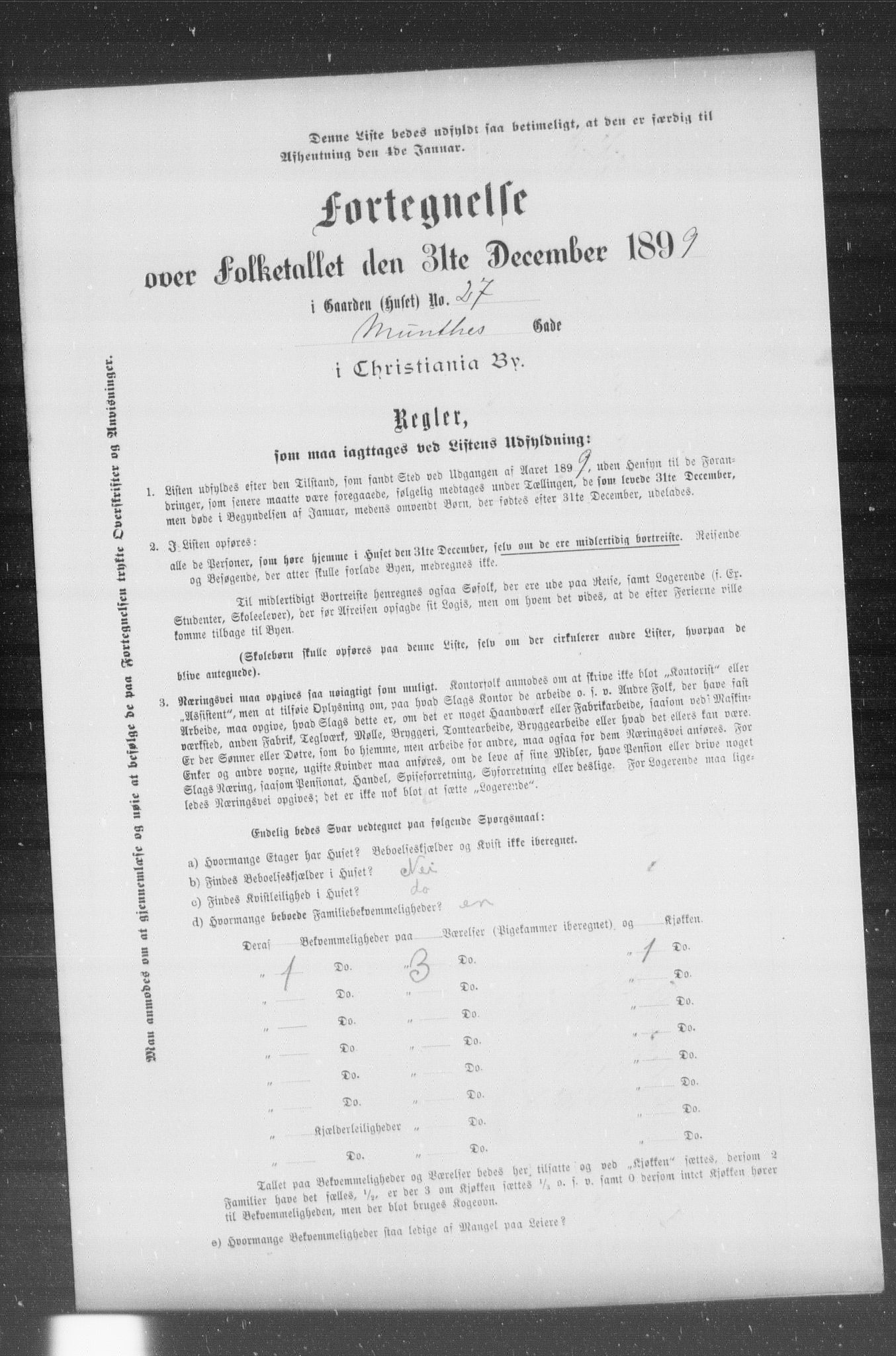 OBA, Municipal Census 1899 for Kristiania, 1899, p. 8844