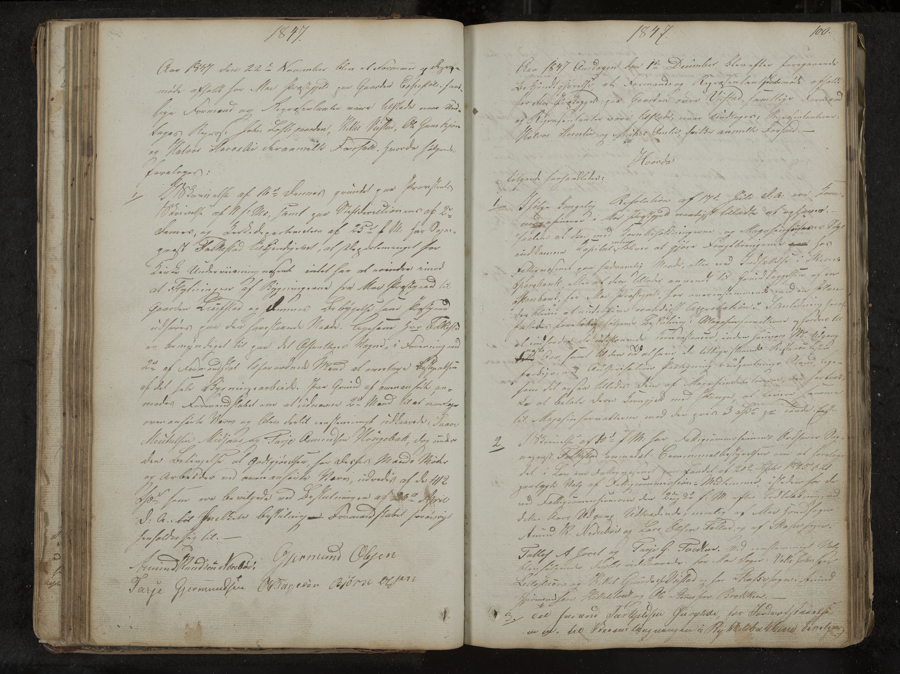 Mo formannskap og sentraladministrasjon, IKAK/0832021/A/L0001: Møtebok Mo og Skafså, 1837-1882, p. 100