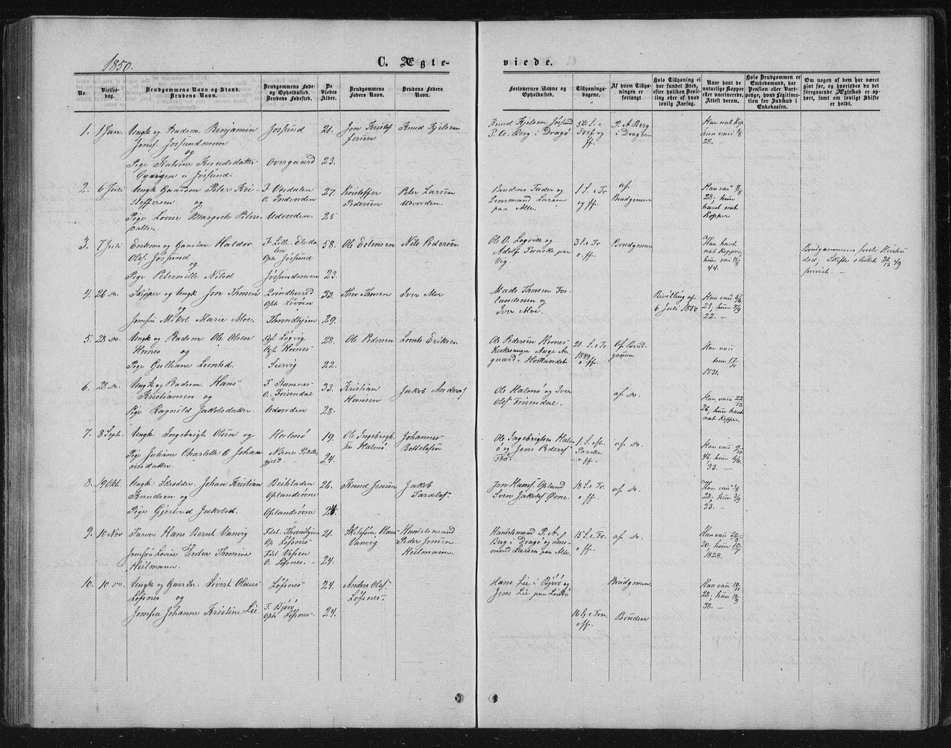 Ministerialprotokoller, klokkerbøker og fødselsregistre - Nord-Trøndelag, AV/SAT-A-1458/771/L0595: Parish register (official) no. 771A02, 1840-1869