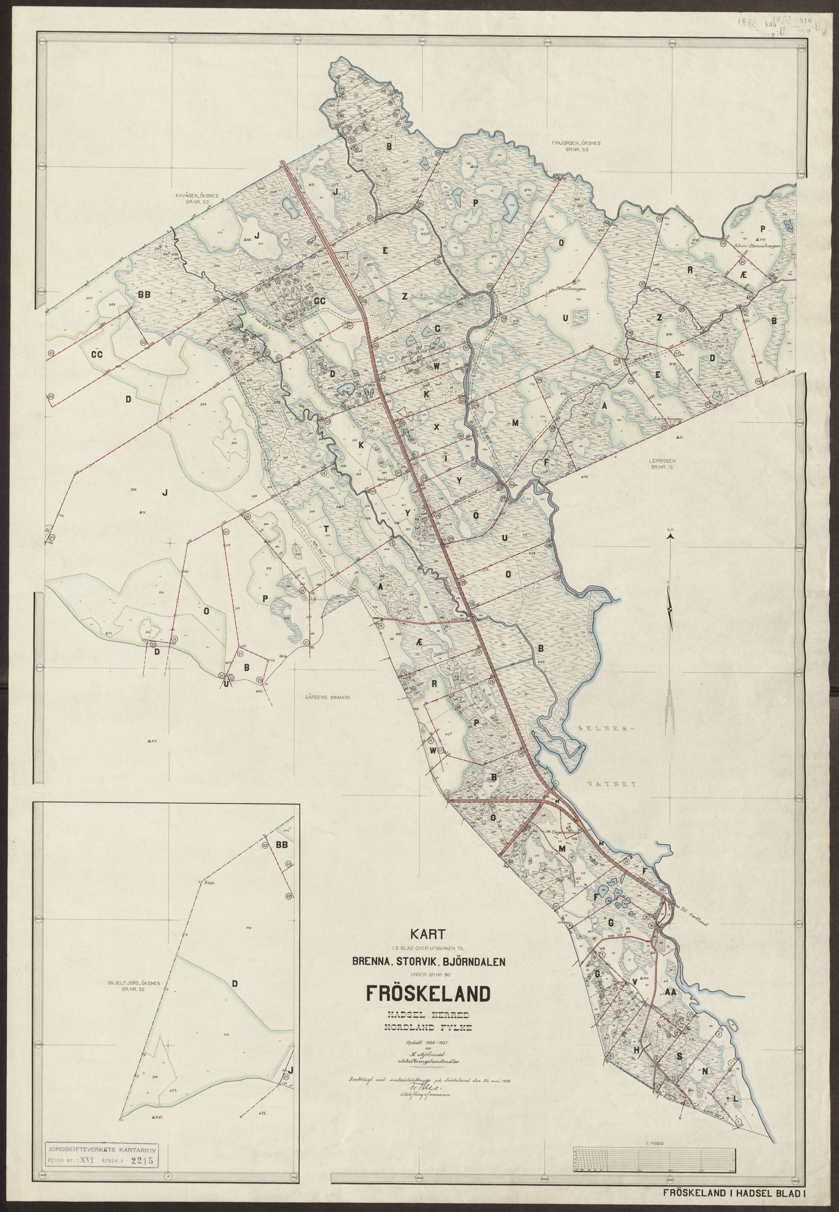 Jordskifteverkets kartarkiv, AV/RA-S-3929/T, 1859-1988, p. 2746