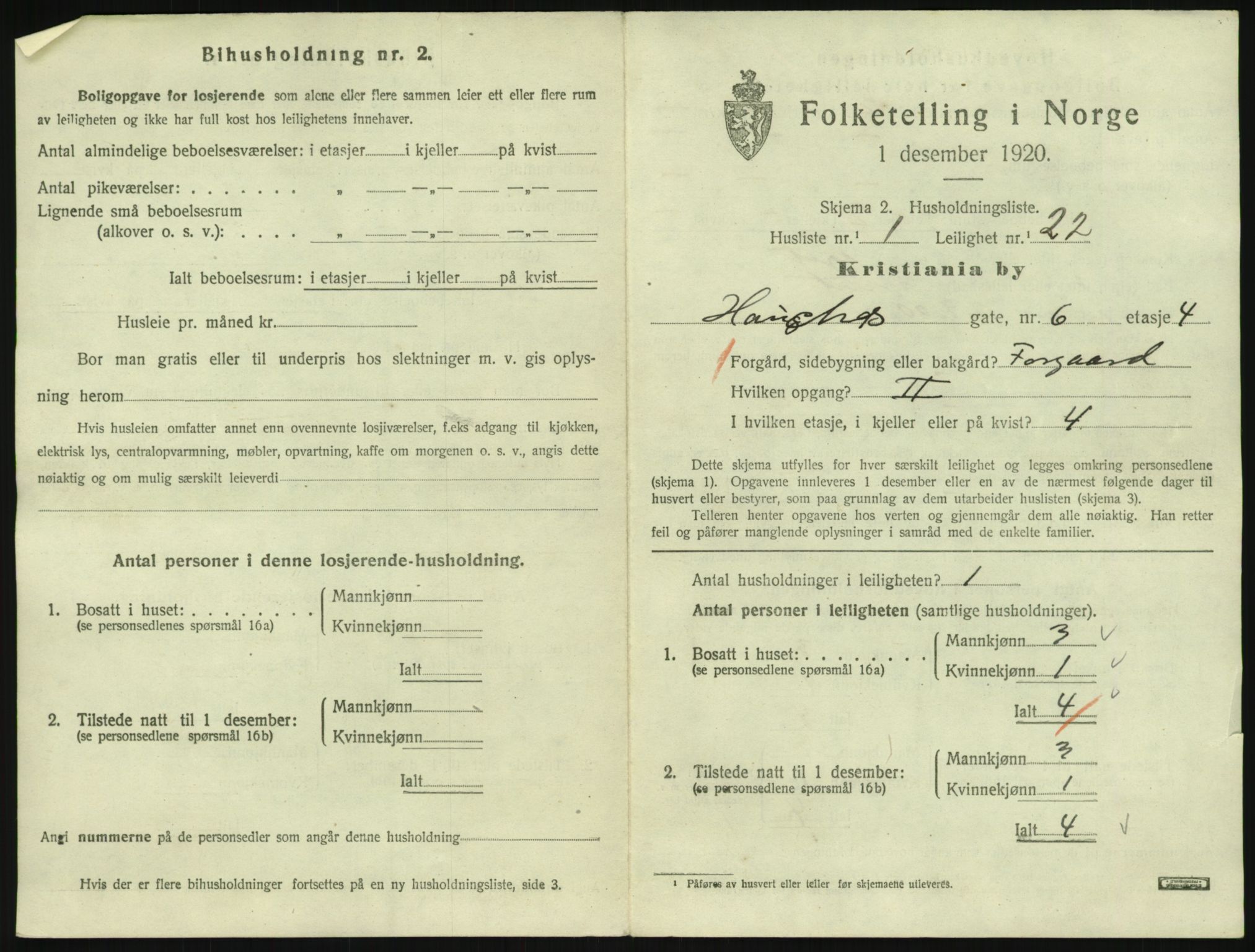 SAO, 1920 census for Kristiania, 1920, p. 35672