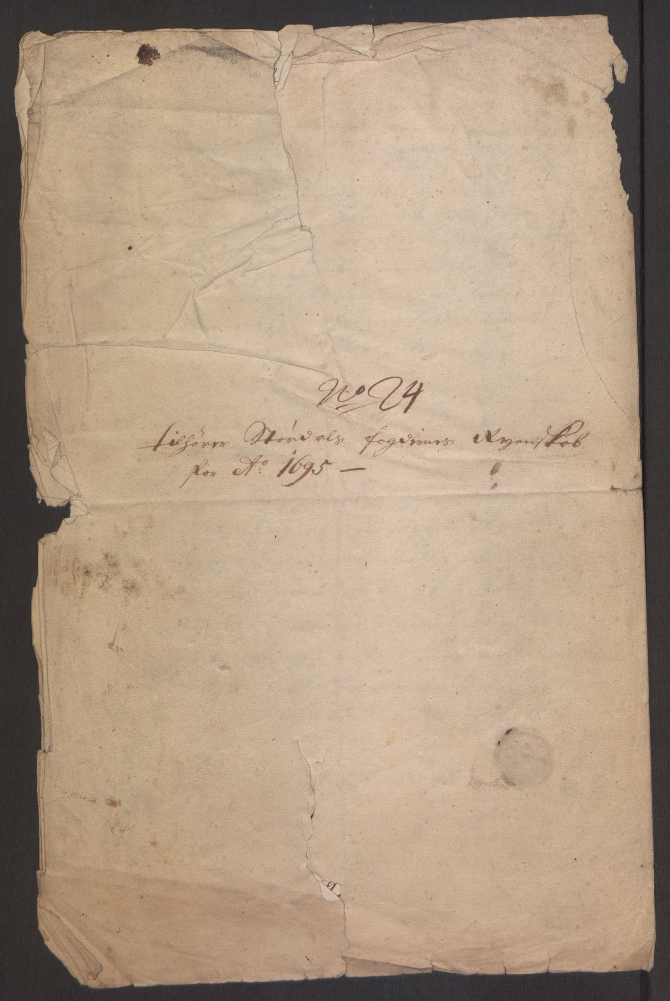 Rentekammeret inntil 1814, Reviderte regnskaper, Fogderegnskap, AV/RA-EA-4092/R62/L4187: Fogderegnskap Stjørdal og Verdal, 1695, p. 283