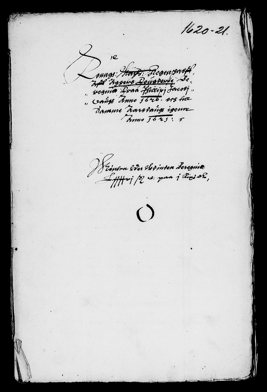 Rentekammeret inntil 1814, Reviderte regnskaper, Lensregnskaper, RA/EA-5023/R/Rb/Rba/L0054: Akershus len, 1620-1621