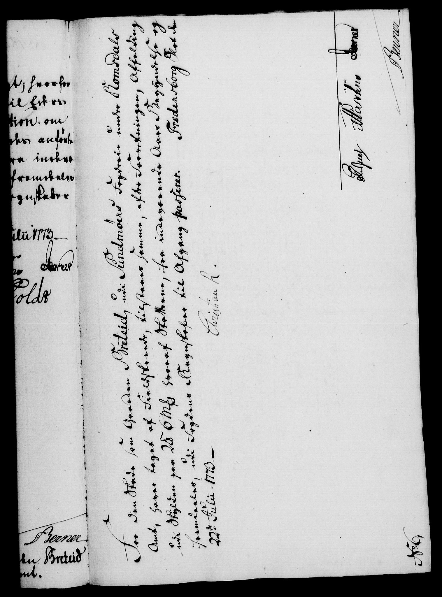 Rentekammeret, Kammerkanselliet, AV/RA-EA-3111/G/Gf/Gfa/L0055: Norsk relasjons- og resolusjonsprotokoll (merket RK 52.55), 1773, p. 188