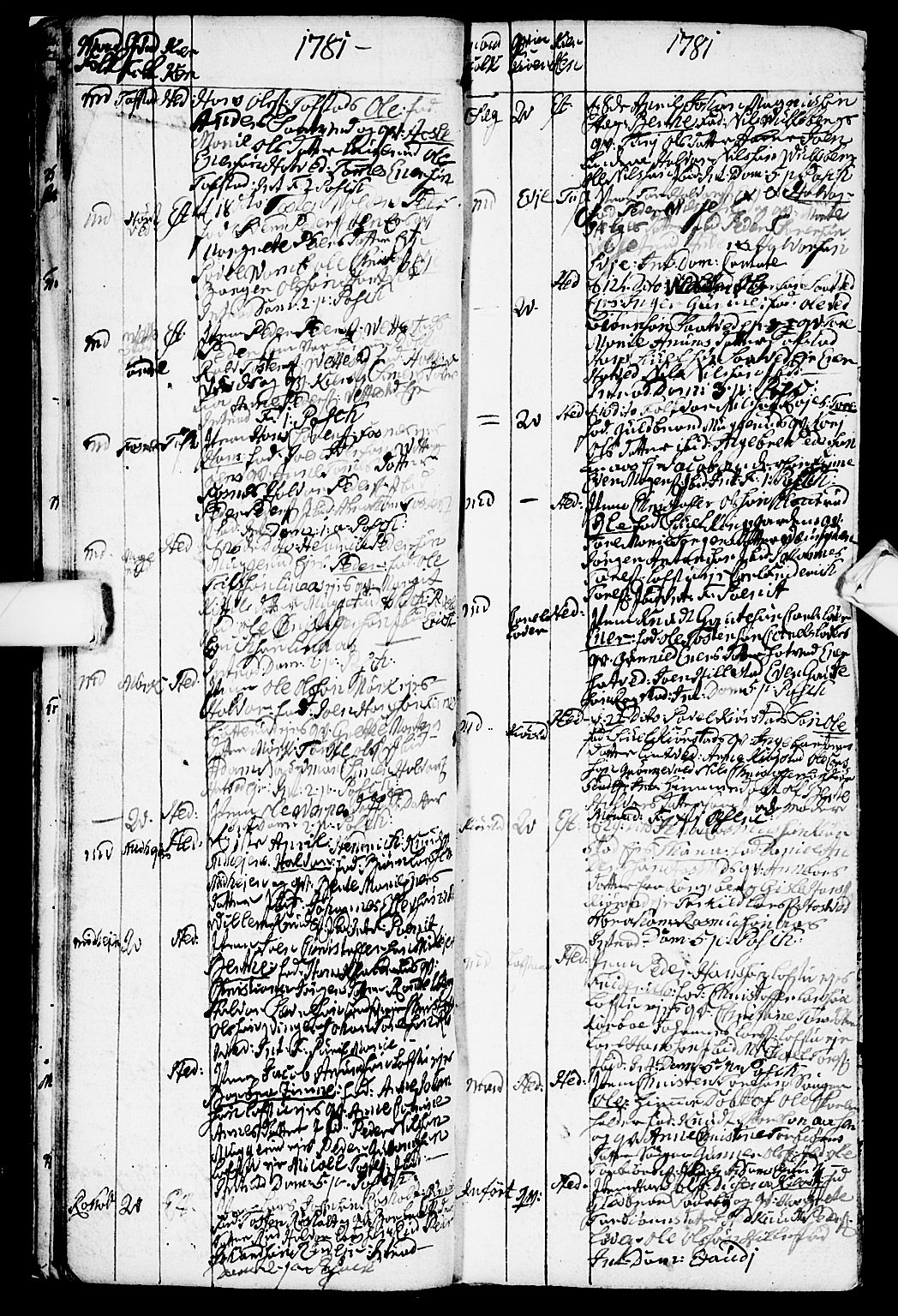 Sandsvær kirkebøker, AV/SAKO-A-244/G/Ga/L0001: Parish register (copy) no. I 1, 1775-1786