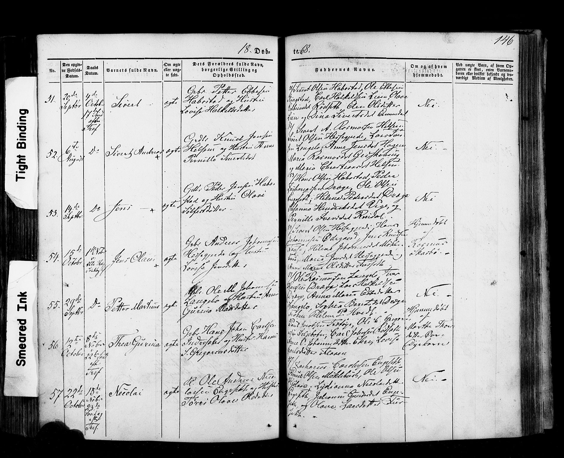 Ministerialprotokoller, klokkerbøker og fødselsregistre - Møre og Romsdal, AV/SAT-A-1454/520/L0275: Parish register (official) no. 520A05, 1844-1881, p. 146