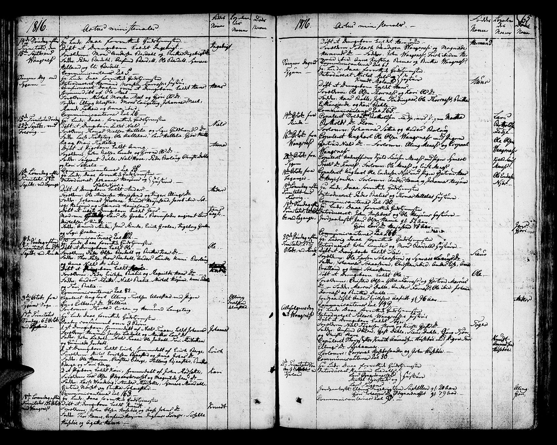 Leikanger sokneprestembete, AV/SAB-A-81001/H/Haa/Haaa/L0006: Parish register (official) no. A 6, 1810-1838, p. 65