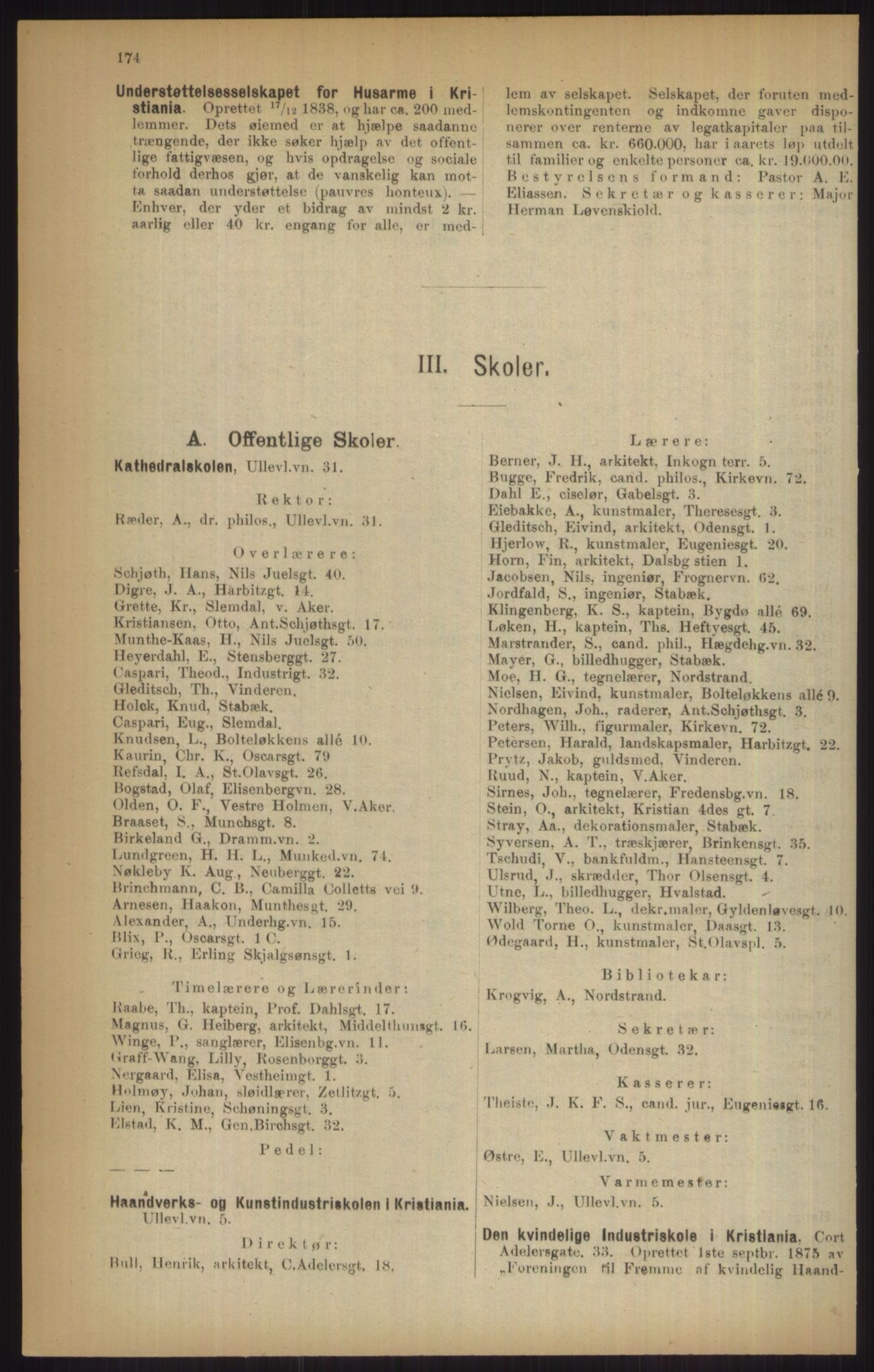 Kristiania/Oslo adressebok, PUBL/-, 1915, p. 174