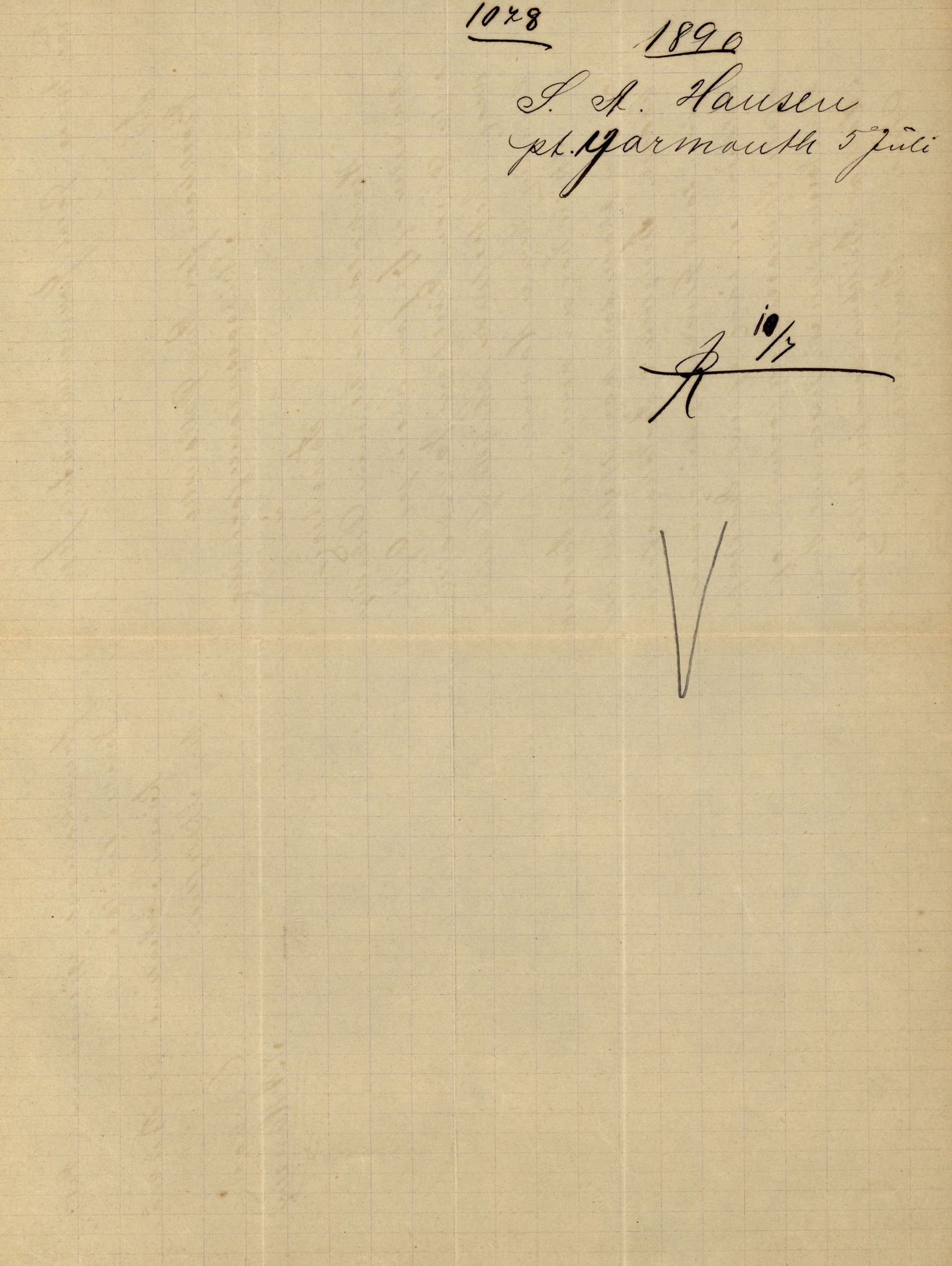 Pa 63 - Østlandske skibsassuranceforening, VEMU/A-1079/G/Ga/L0026/0005: Havaridokumenter / Kalliope, Kali, Maas, Favour, Lindesnæs, 1890, p. 41