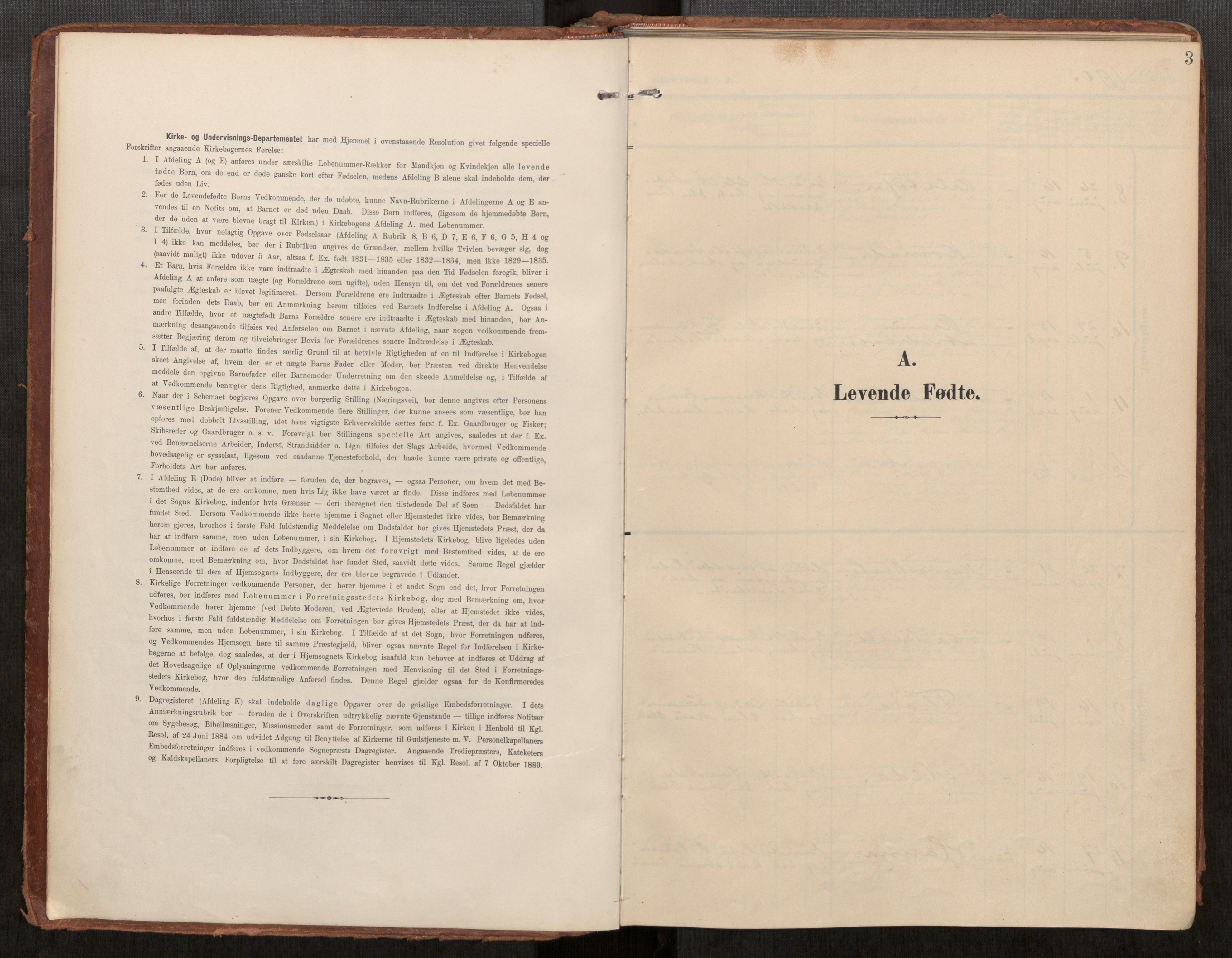 Ministerialprotokoller, klokkerbøker og fødselsregistre - Møre og Romsdal, AV/SAT-A-1454/563/L0740: Parish register (official) no. 563A02, 1903-1923, p. 3