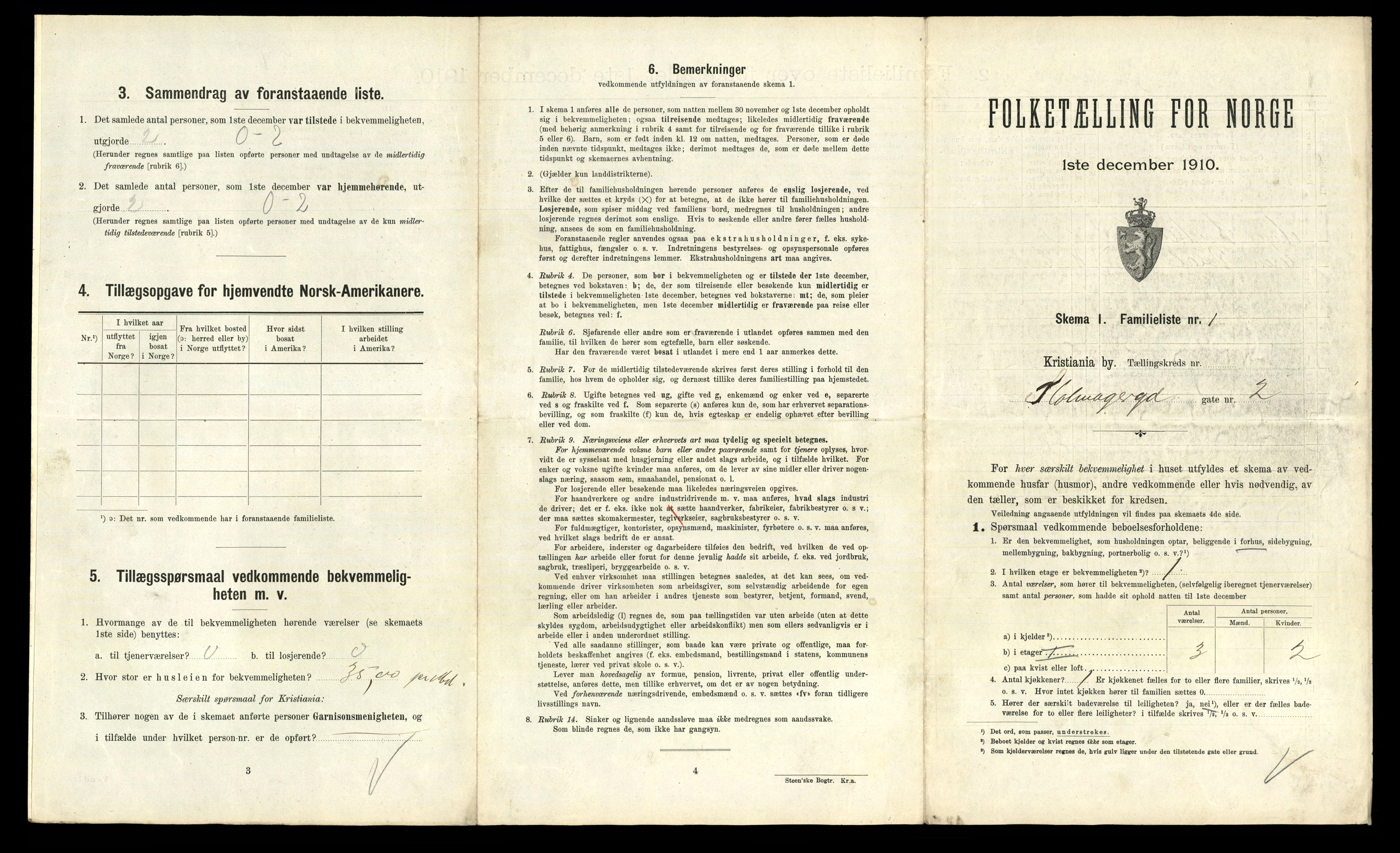 RA, 1910 census for Kristiania, 1910, p. 98395