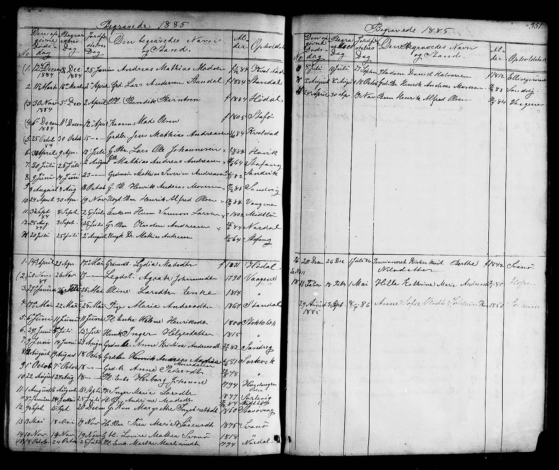 Kinn sokneprestembete, AV/SAB-A-80801/H/Hab/Habc/L0002: Parish register (copy) no. C 2, 1869-1918, p. 351